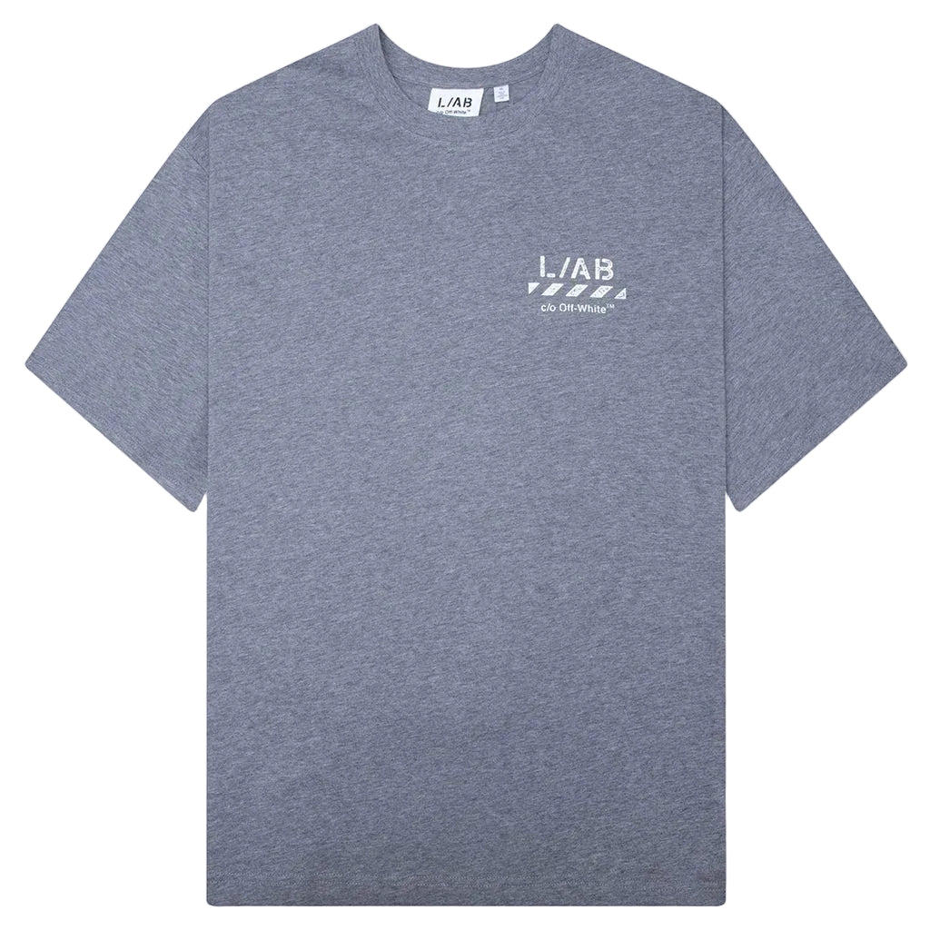 Core Diagonal S/S Tee - Heather Grey