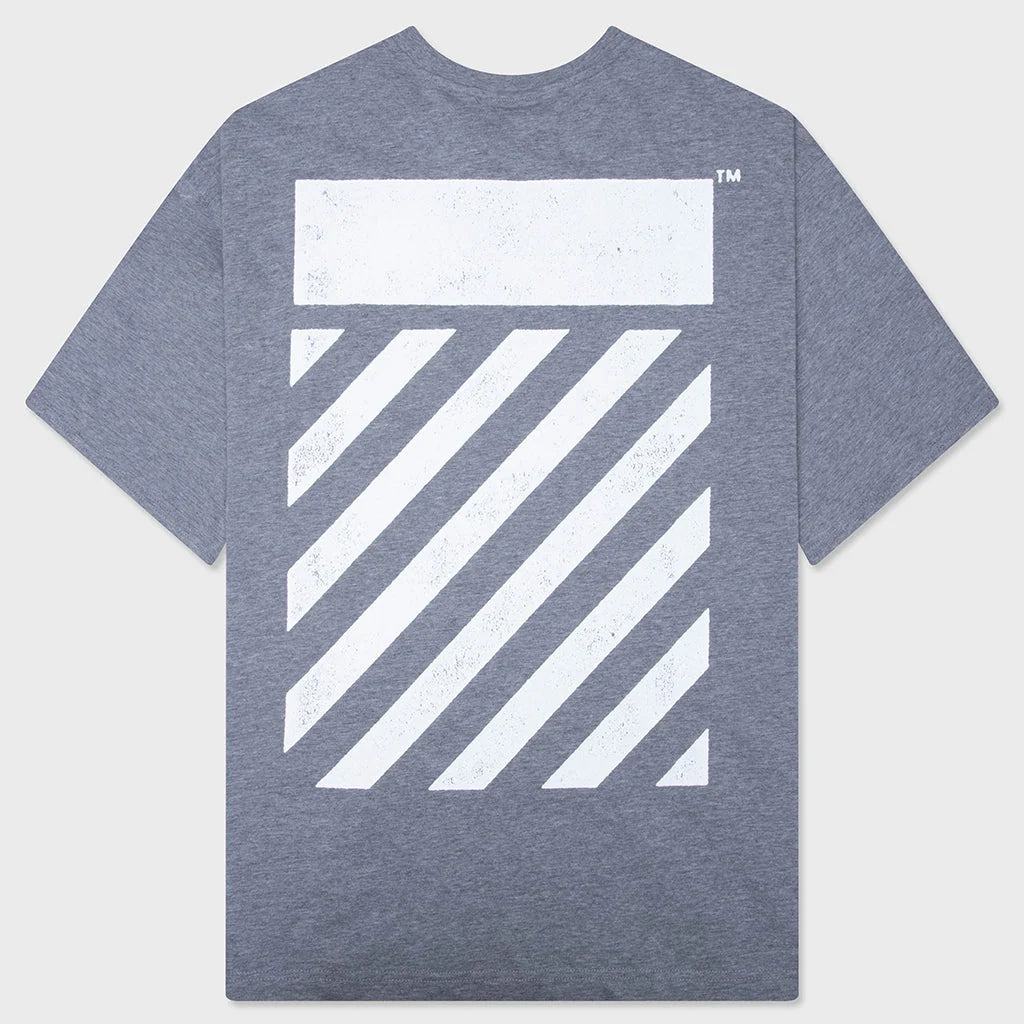 Core Diagonal S/S Tee - Heather Grey