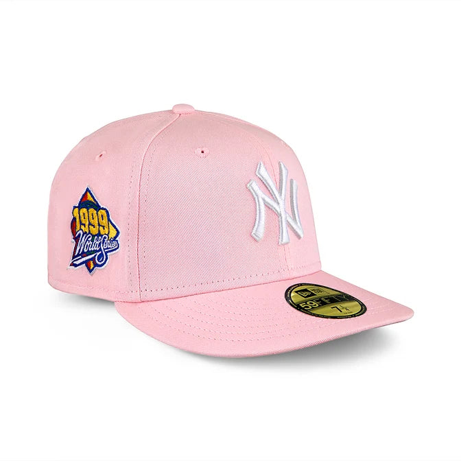 NY Yankees 1999 World Series 59FIFTY New Era Pink Hat