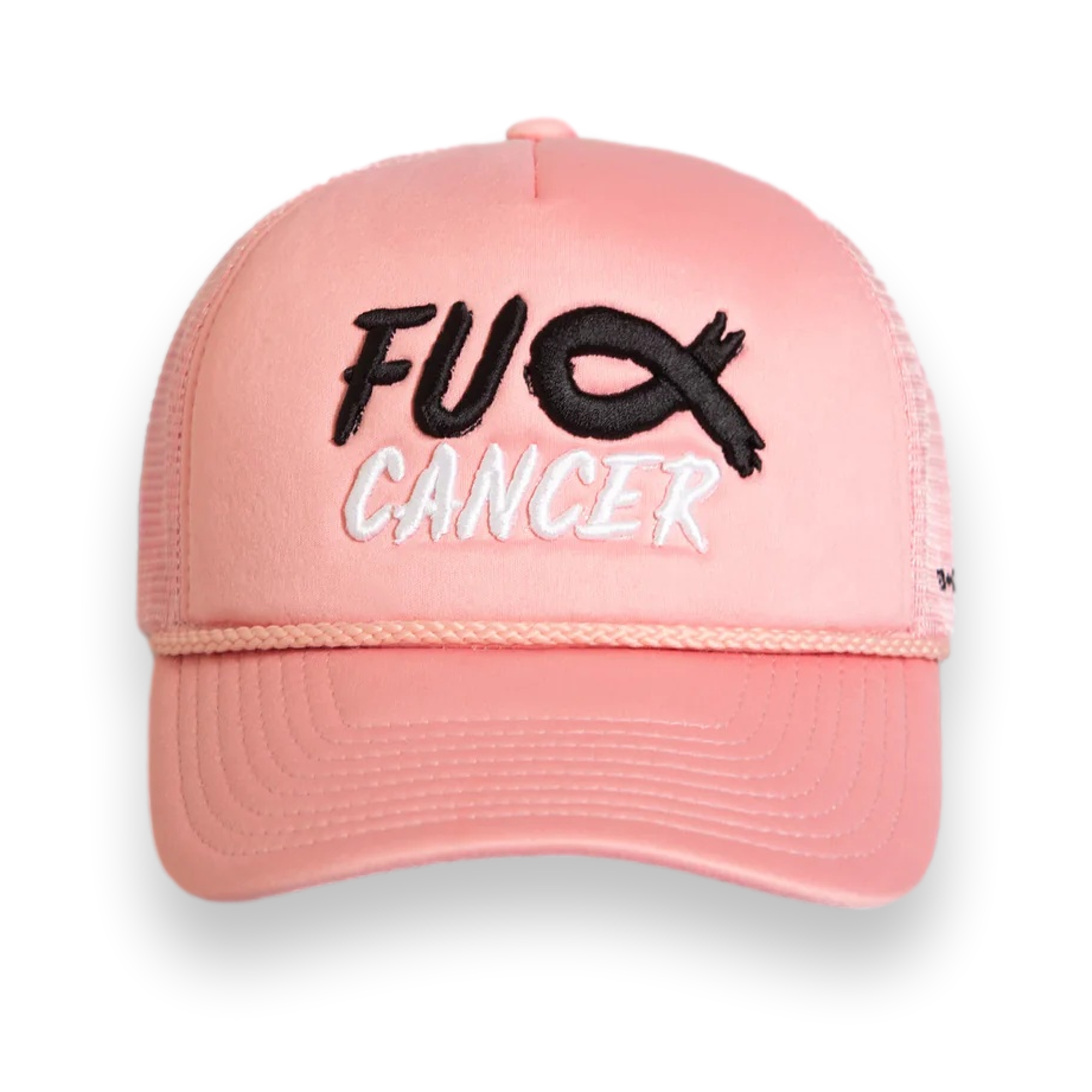 F*Ck Cancer Pastel Pink Foam