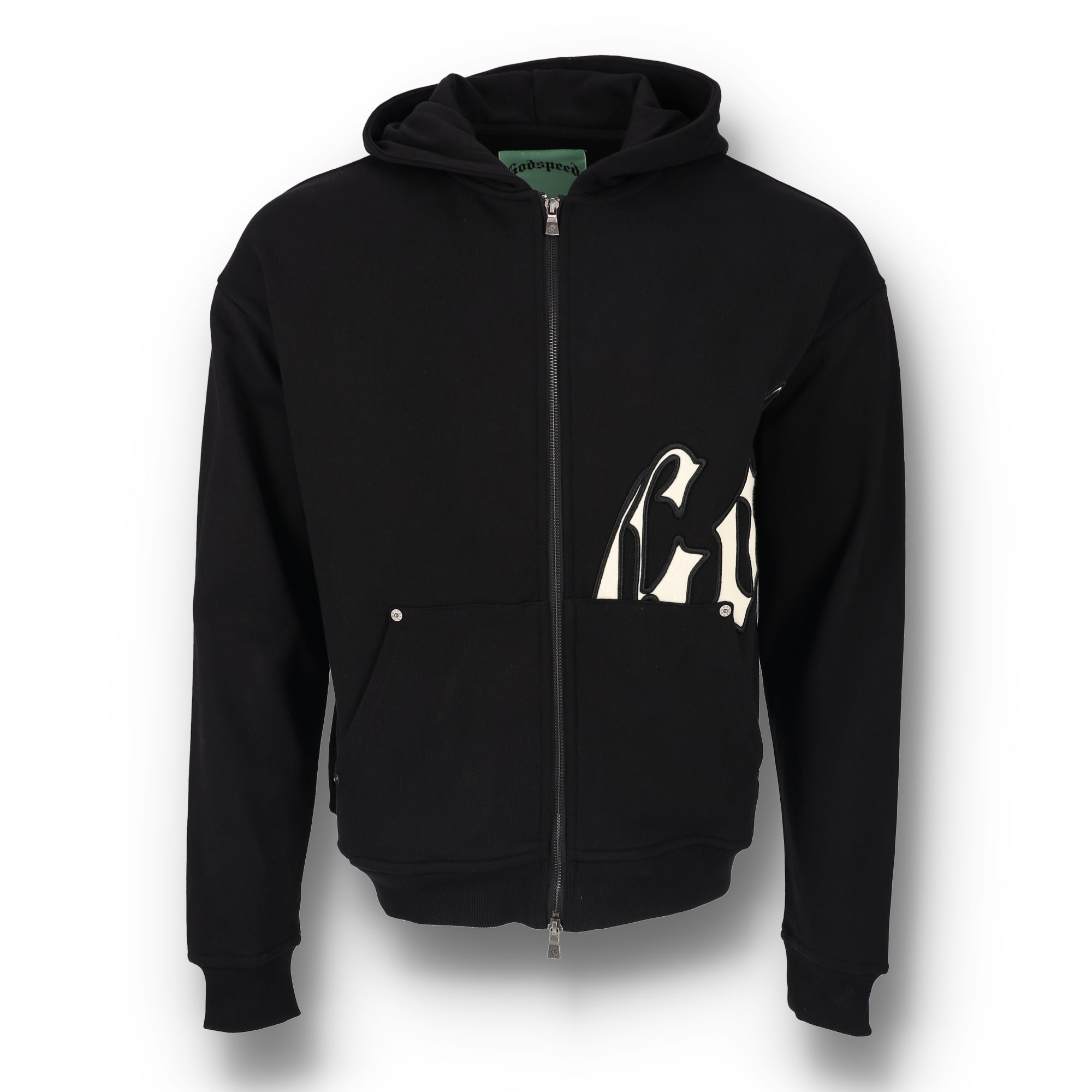 OG Logo Sweatsuit V2 Black Full Zip Hoodie