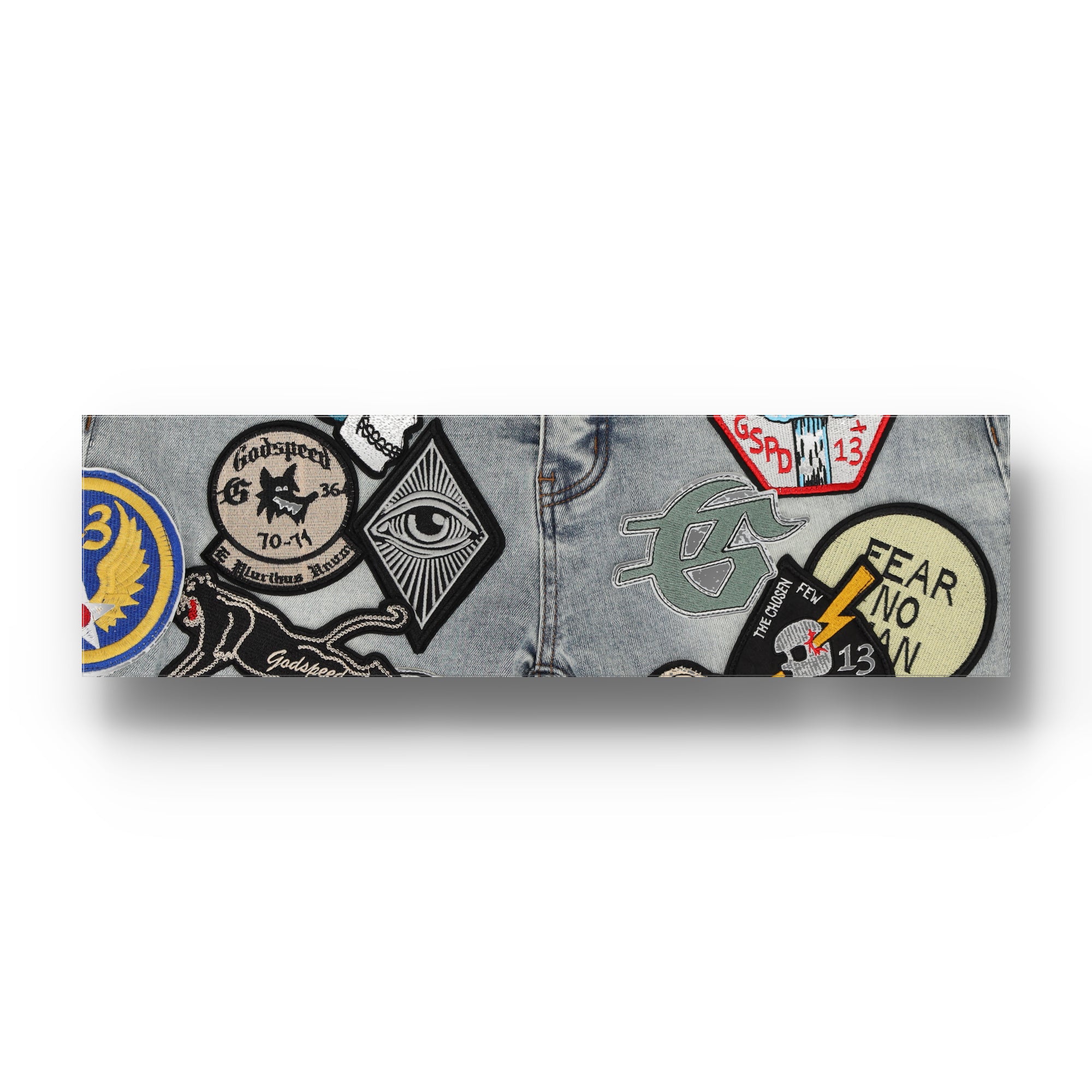 Patchwork Denim V2  Shorts