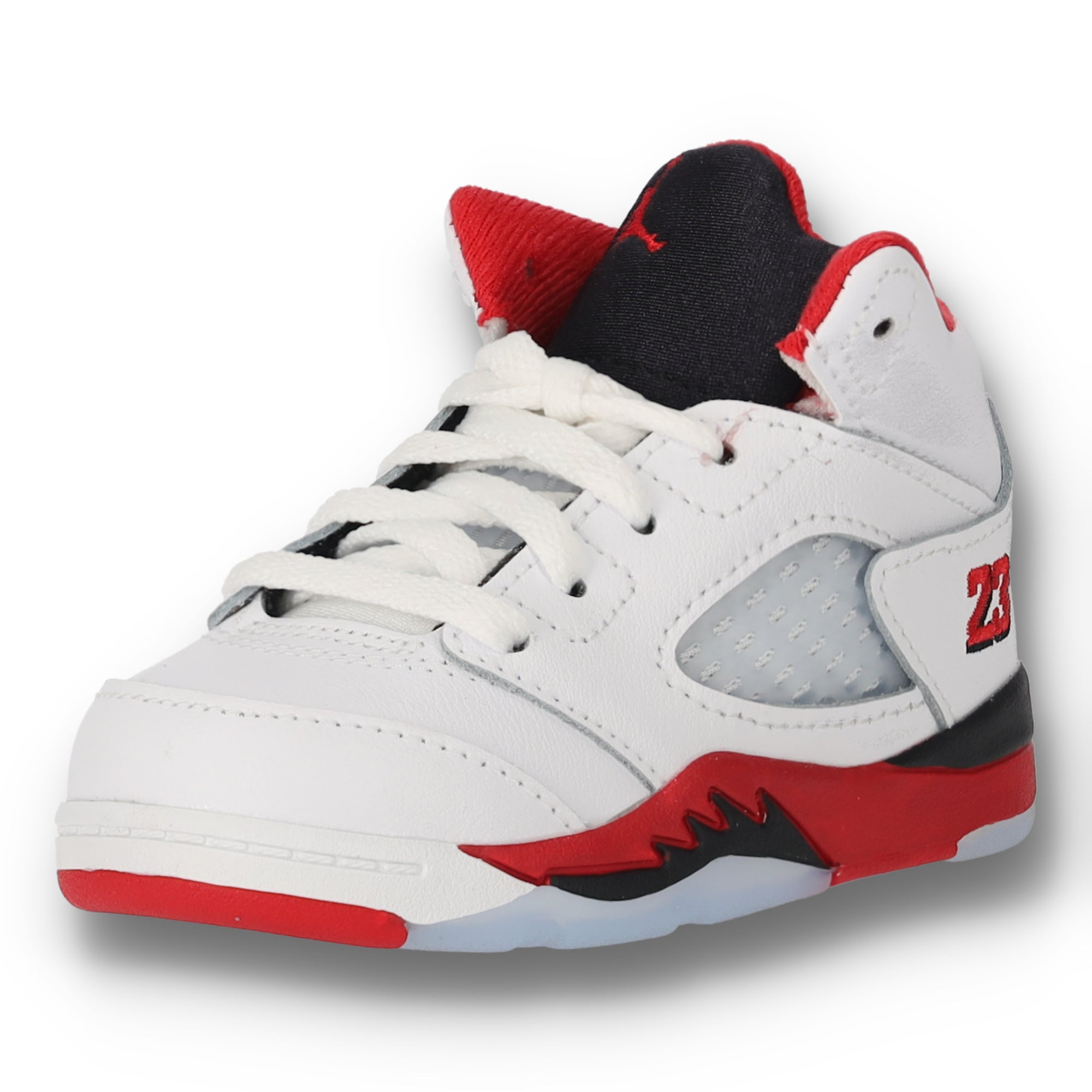 Jordan 5 Retro Fire Red Black Tongue TD