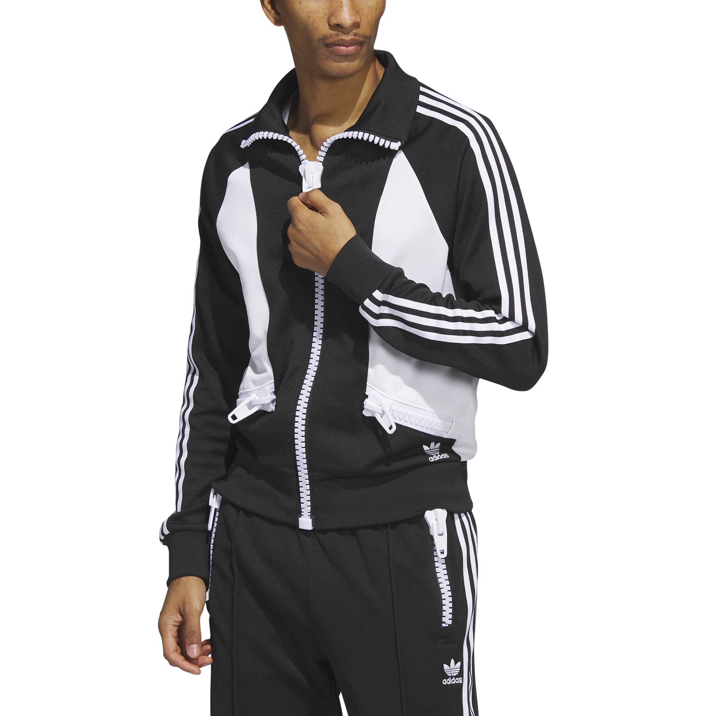 Jeremy Scott Big Zip Track Jacket Black