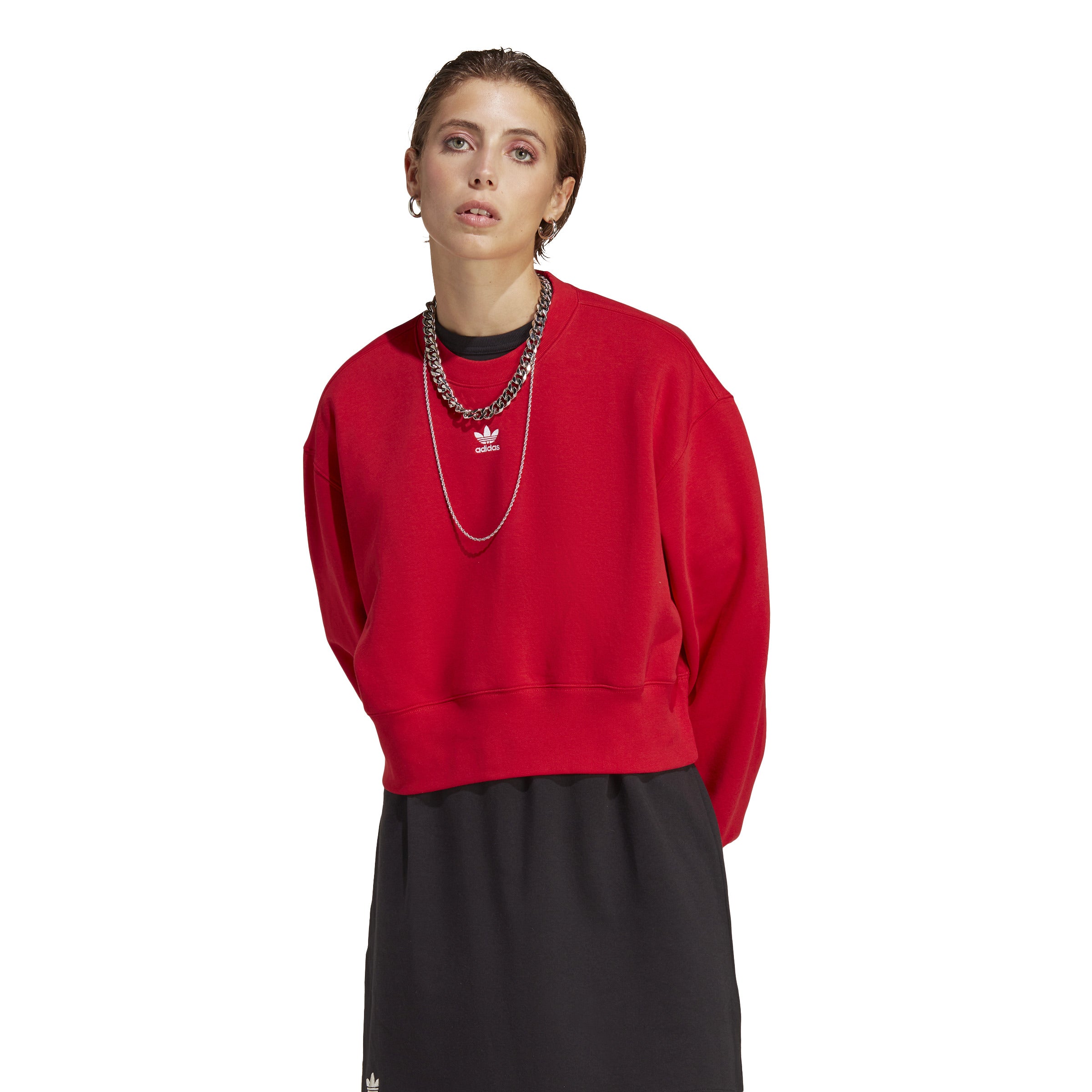 Adicolor Essentials Crew Sweatshirt Red