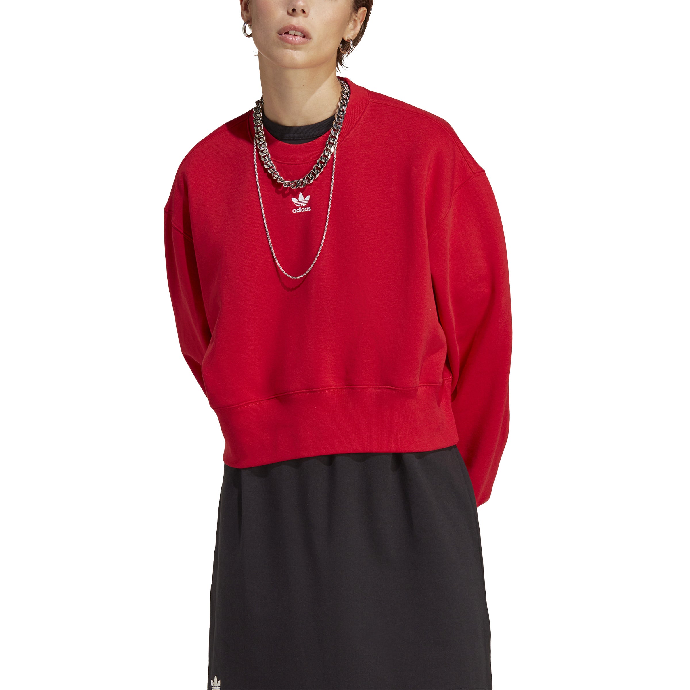 Adicolor Essentials Crew Sweatshirt Red