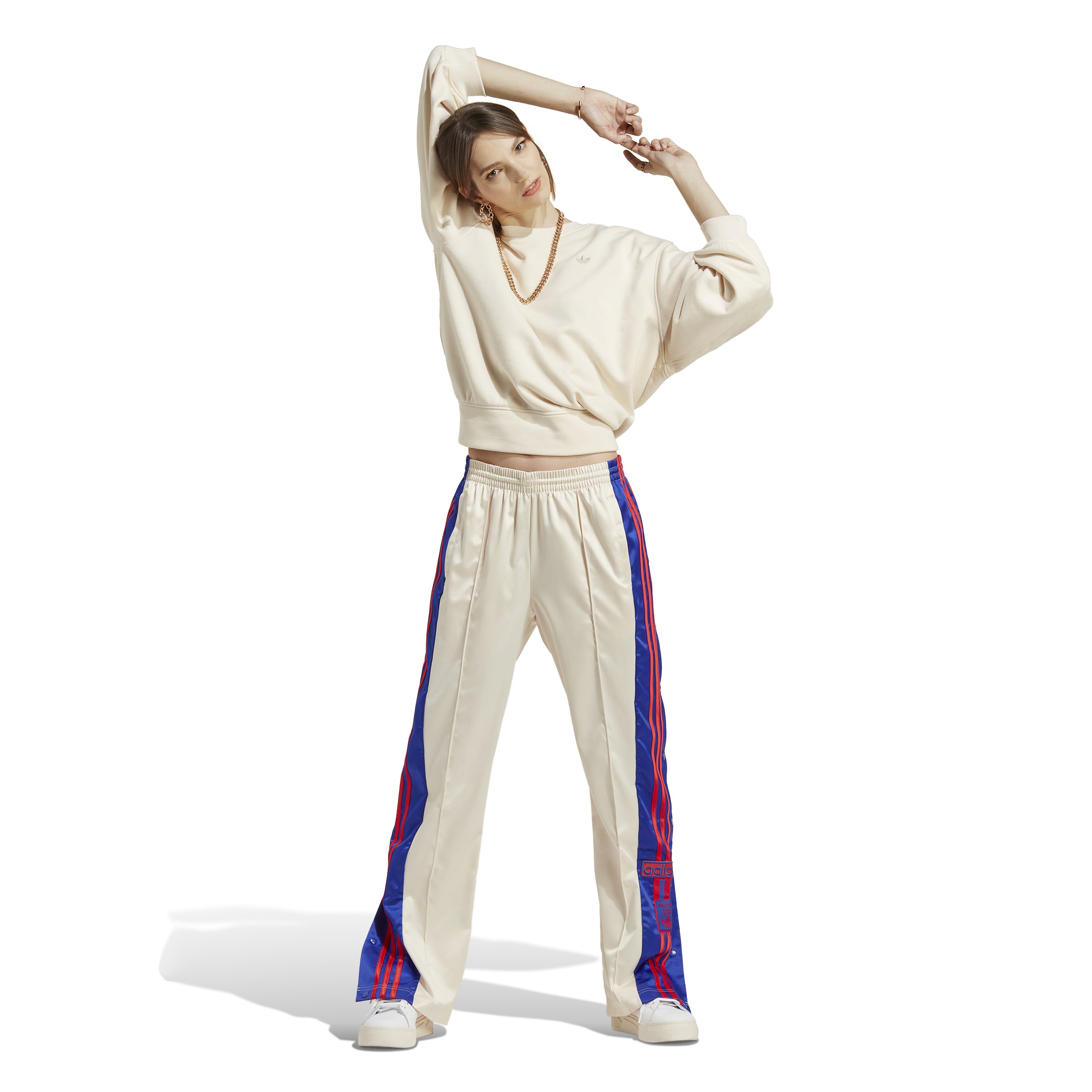 Satin Adibreak Pants White