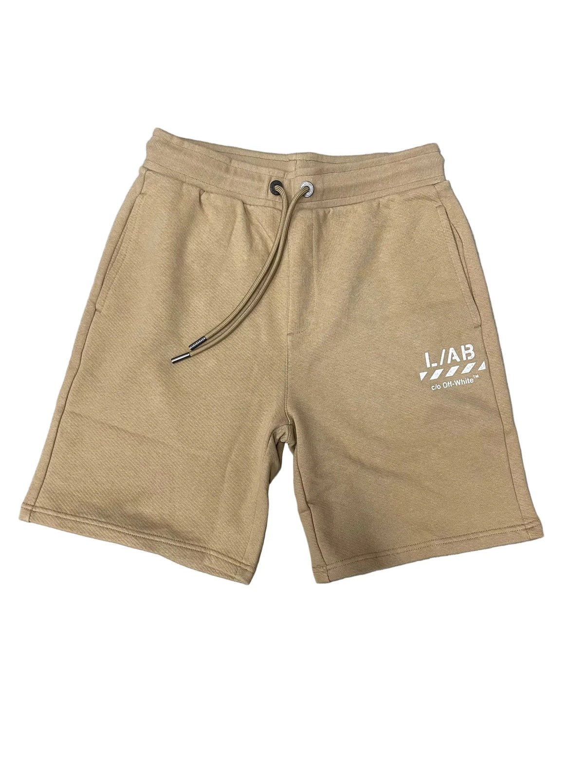 DIAG OPEN HEM JOGGER SHORTS