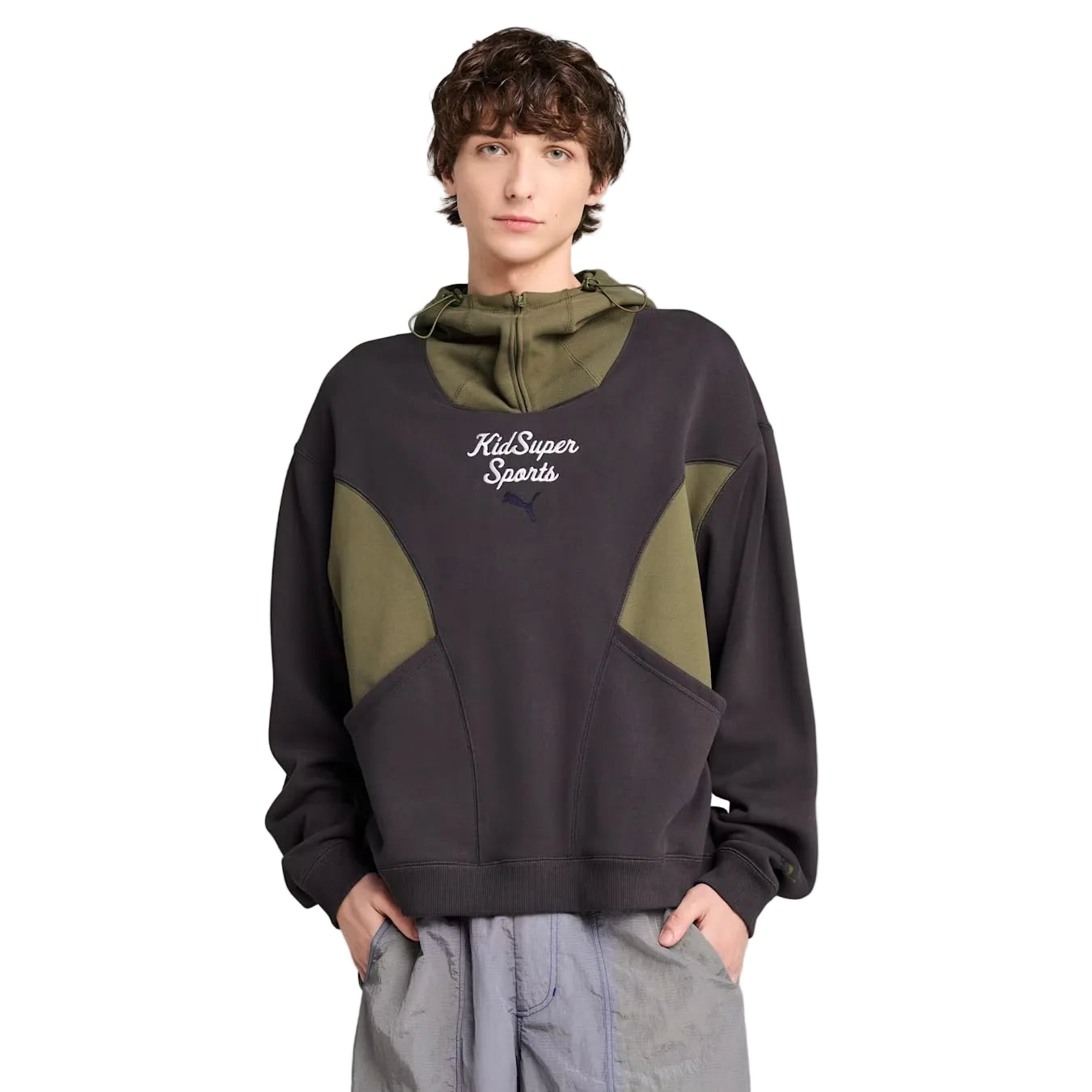 Puma X Kidsuper Progrsive Black Pullover Hoodie