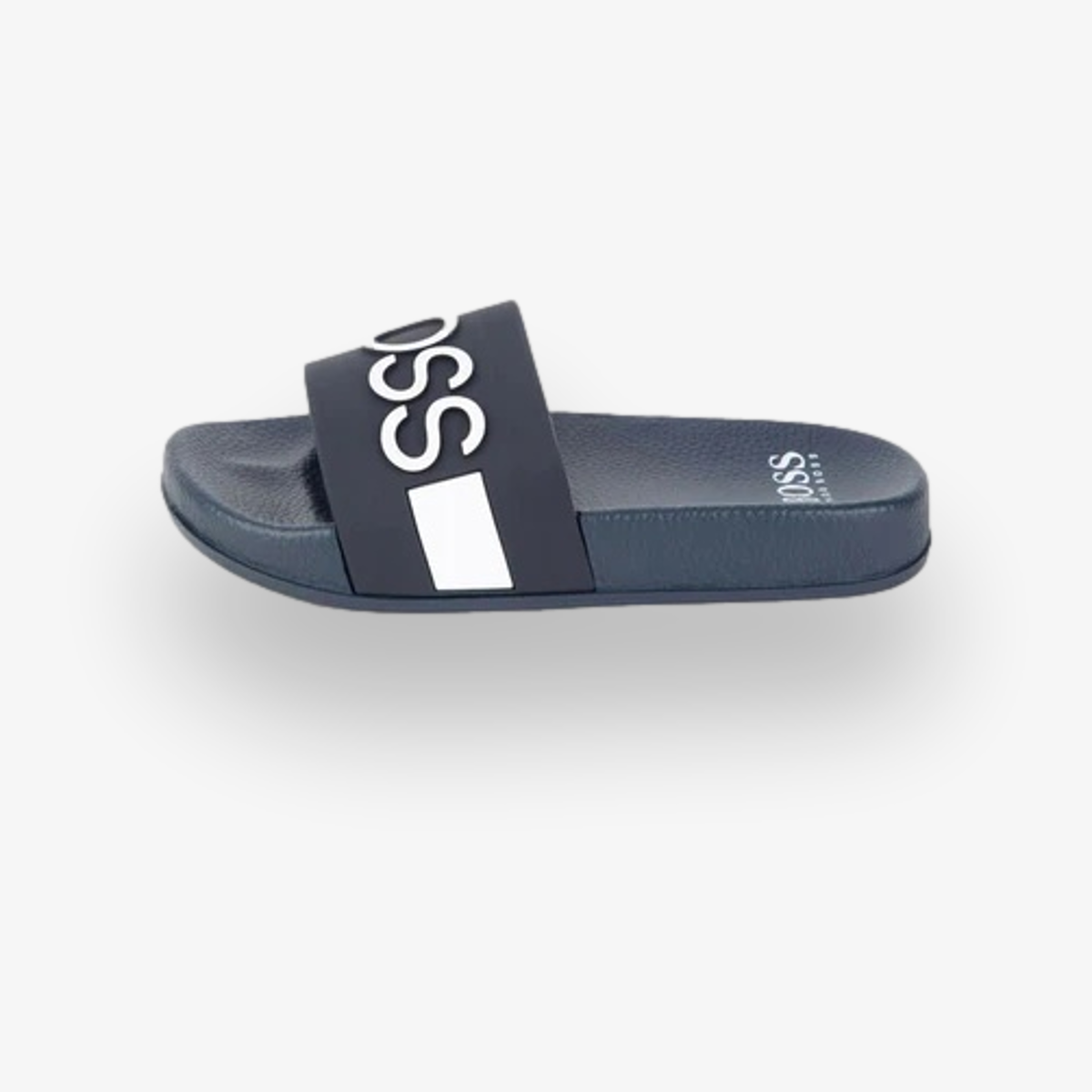 Hugo boss blue sliders sales