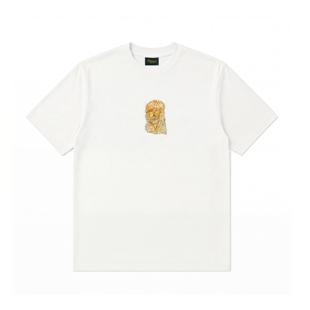 Only One Jesus Piece White T-Shirt