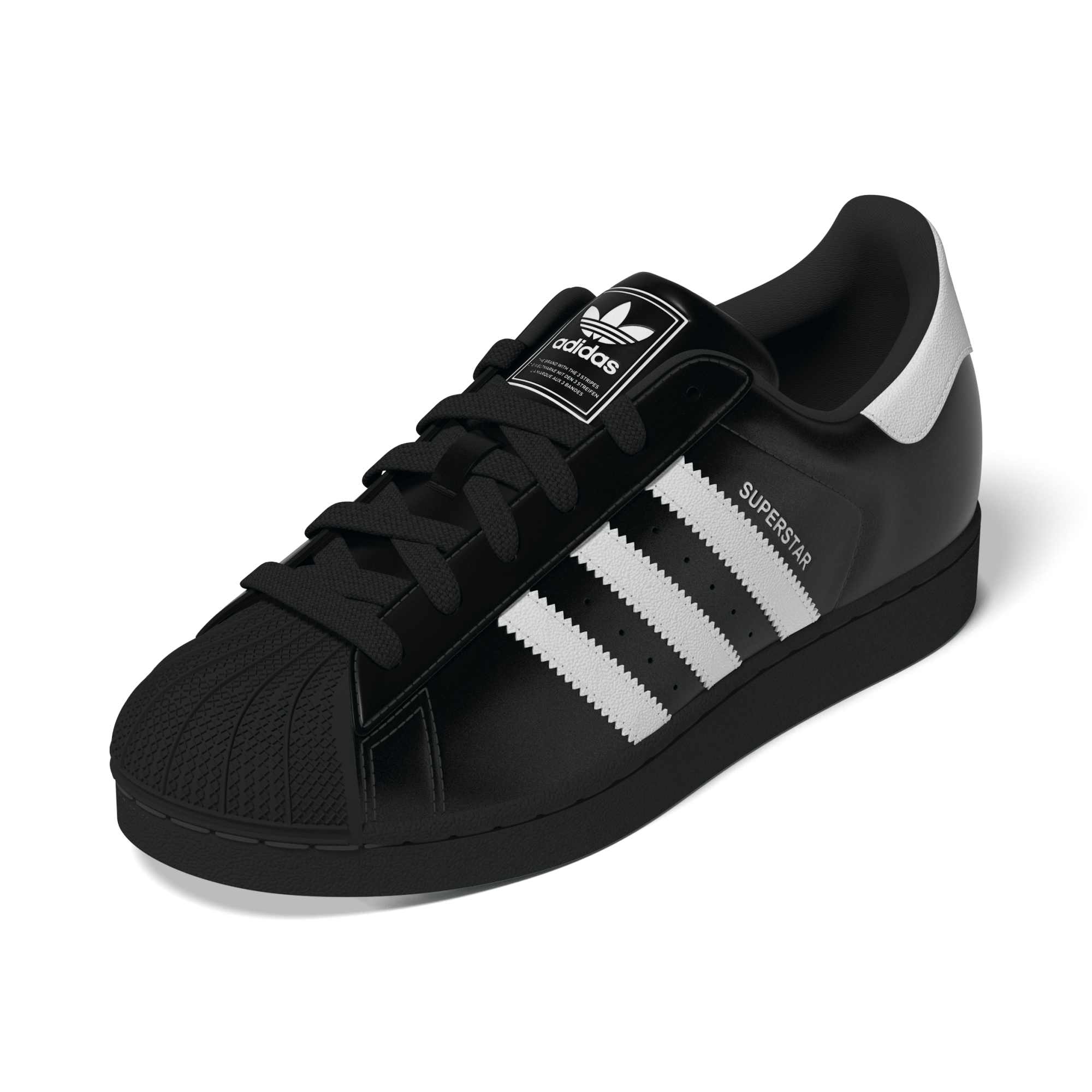 Superstar II Black White Patent