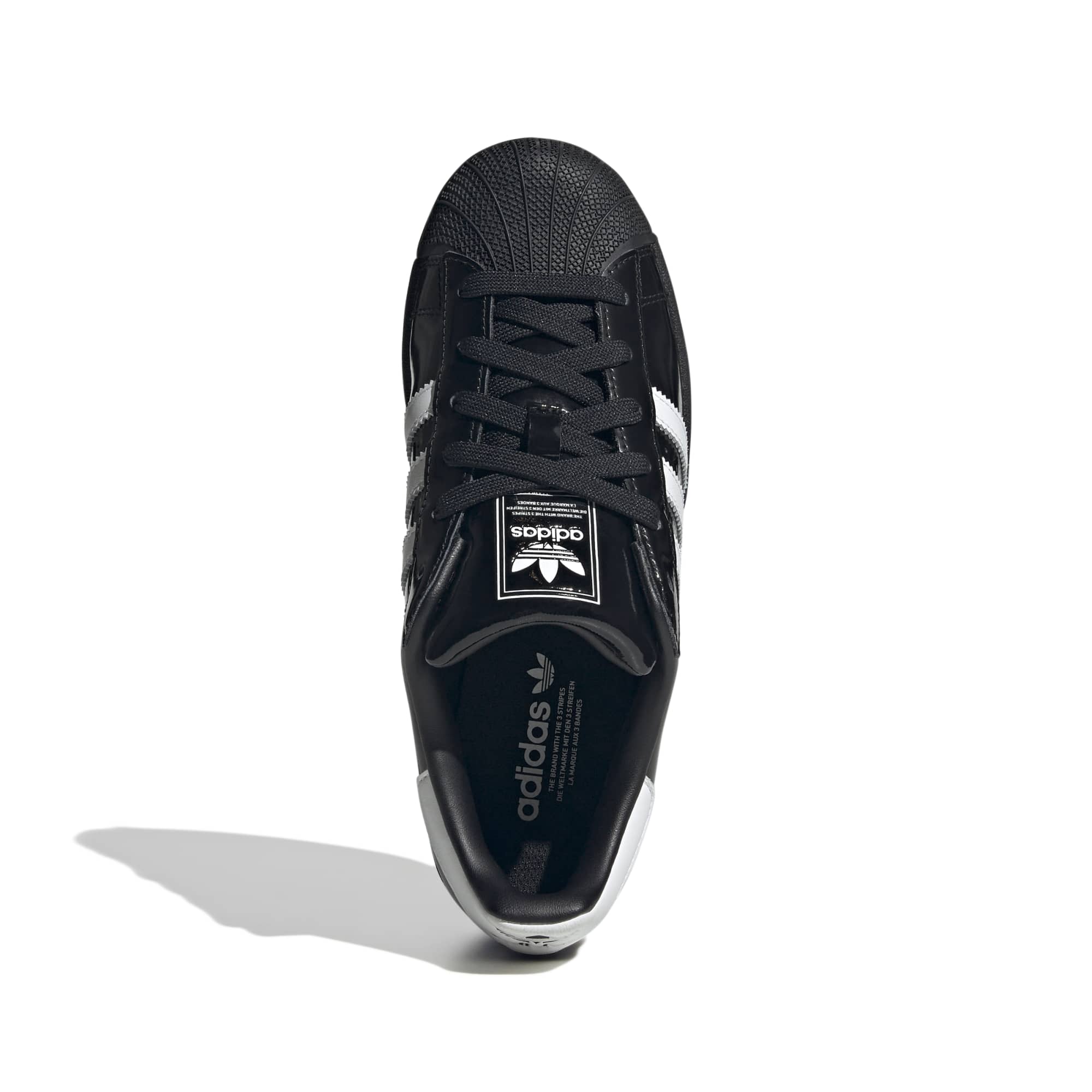 Superstar II Black White Patent
