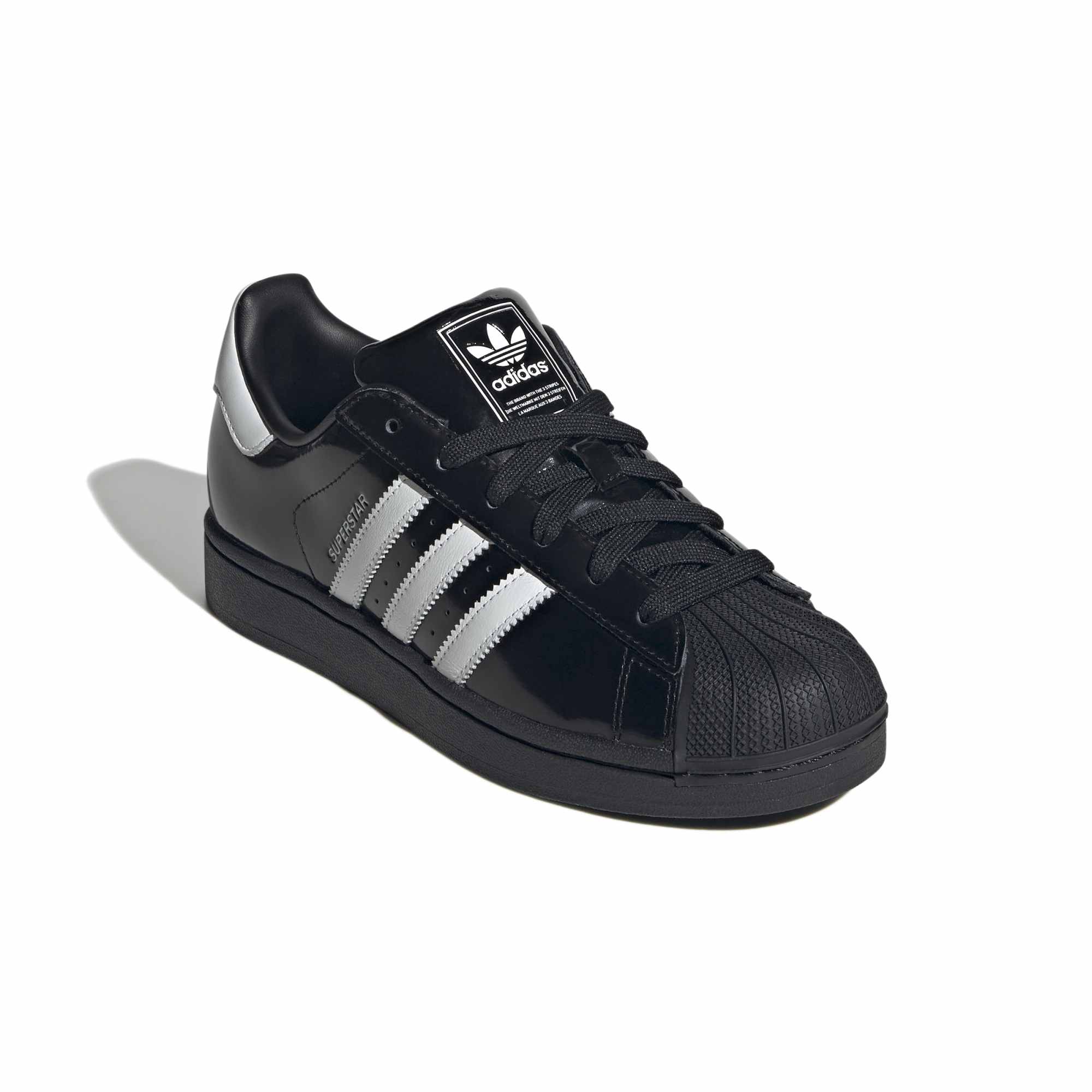 Superstar II Black White Patent