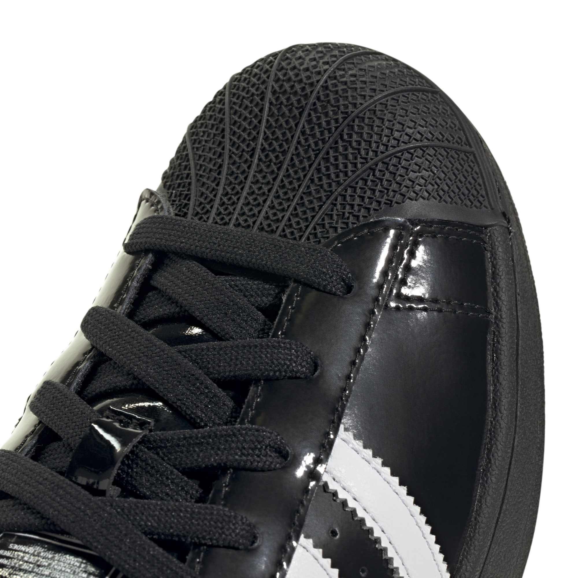 Superstar II Black White Patent