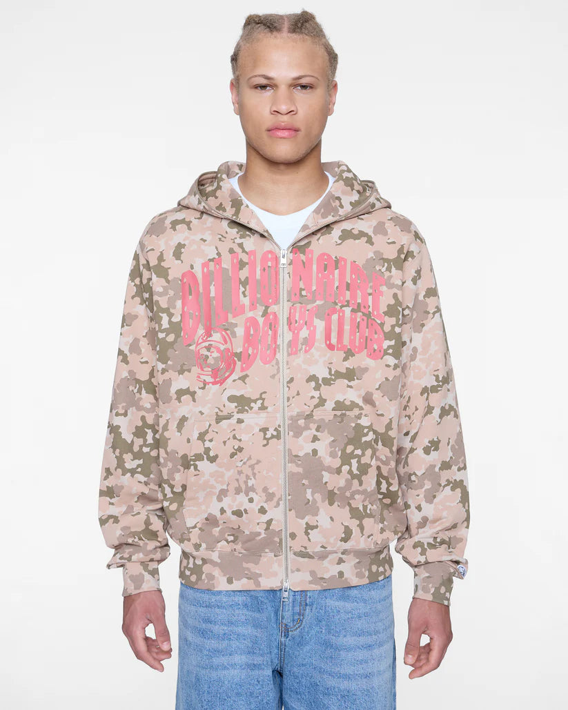 Bb Camo Brown Fullzip Hoodie