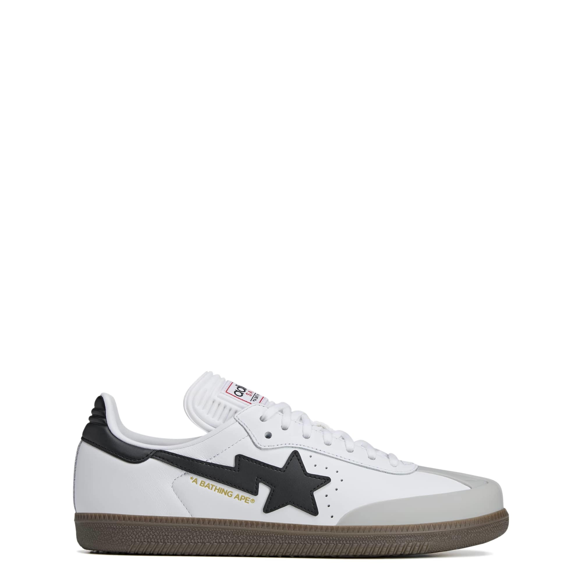 BAPE x adidas Samba White Gum