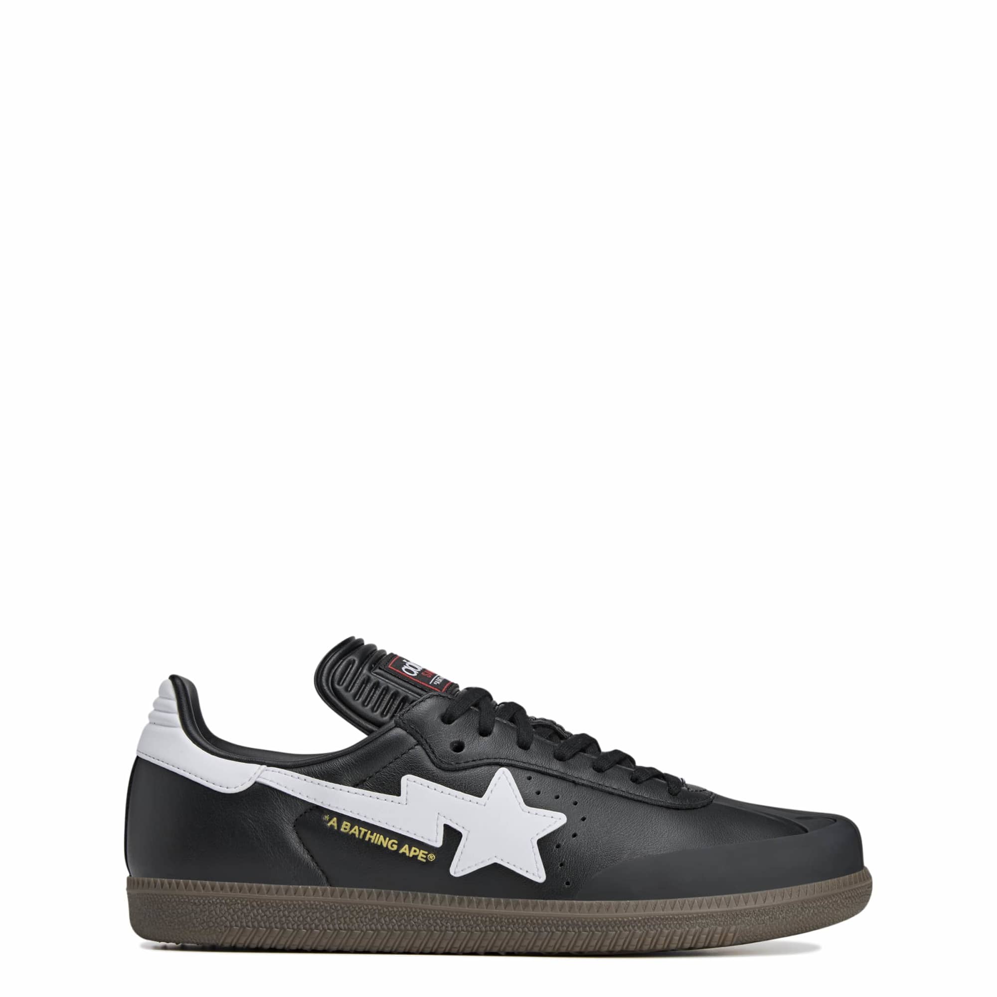 Samba Bape Black White Gum