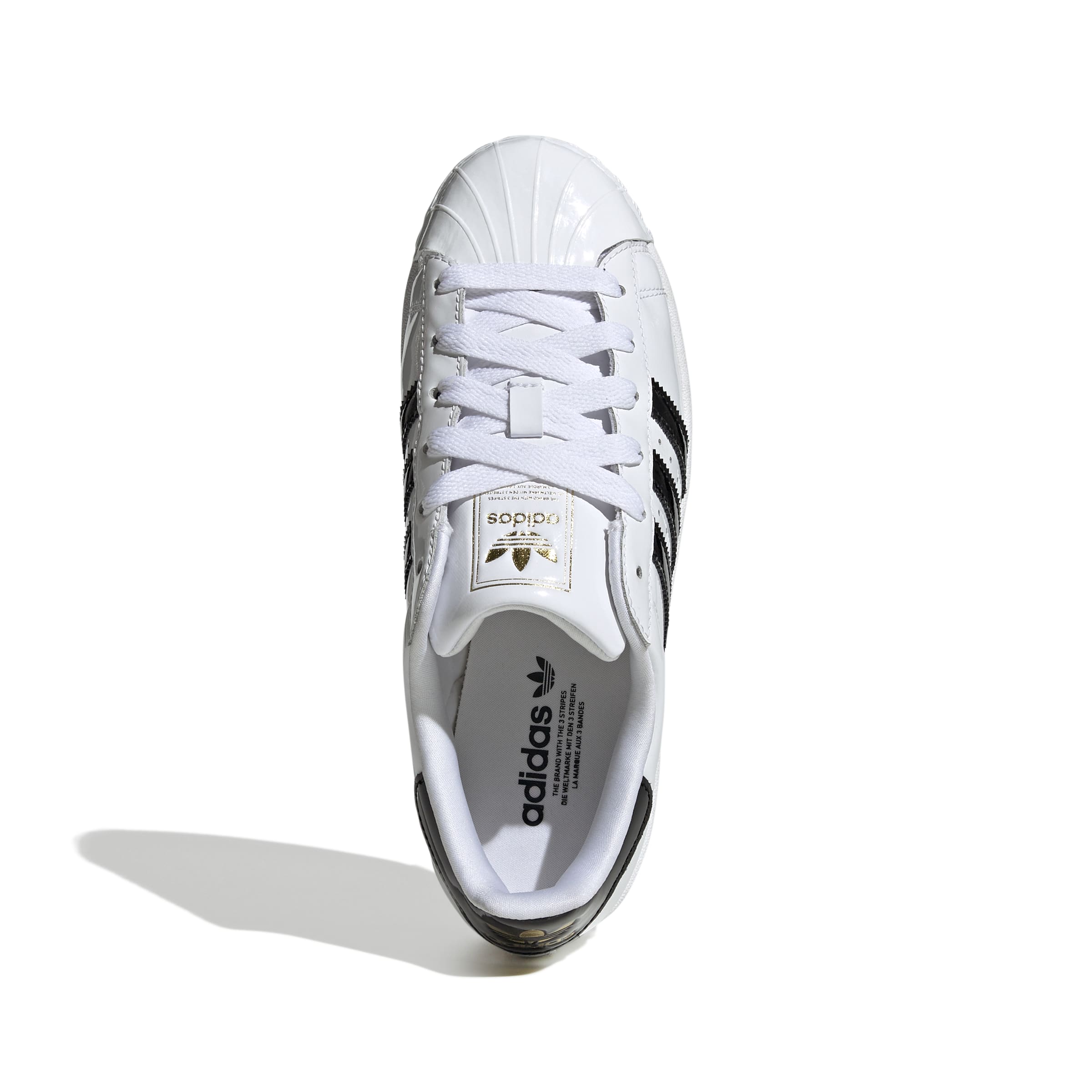 Superstar II White Patent Leather
