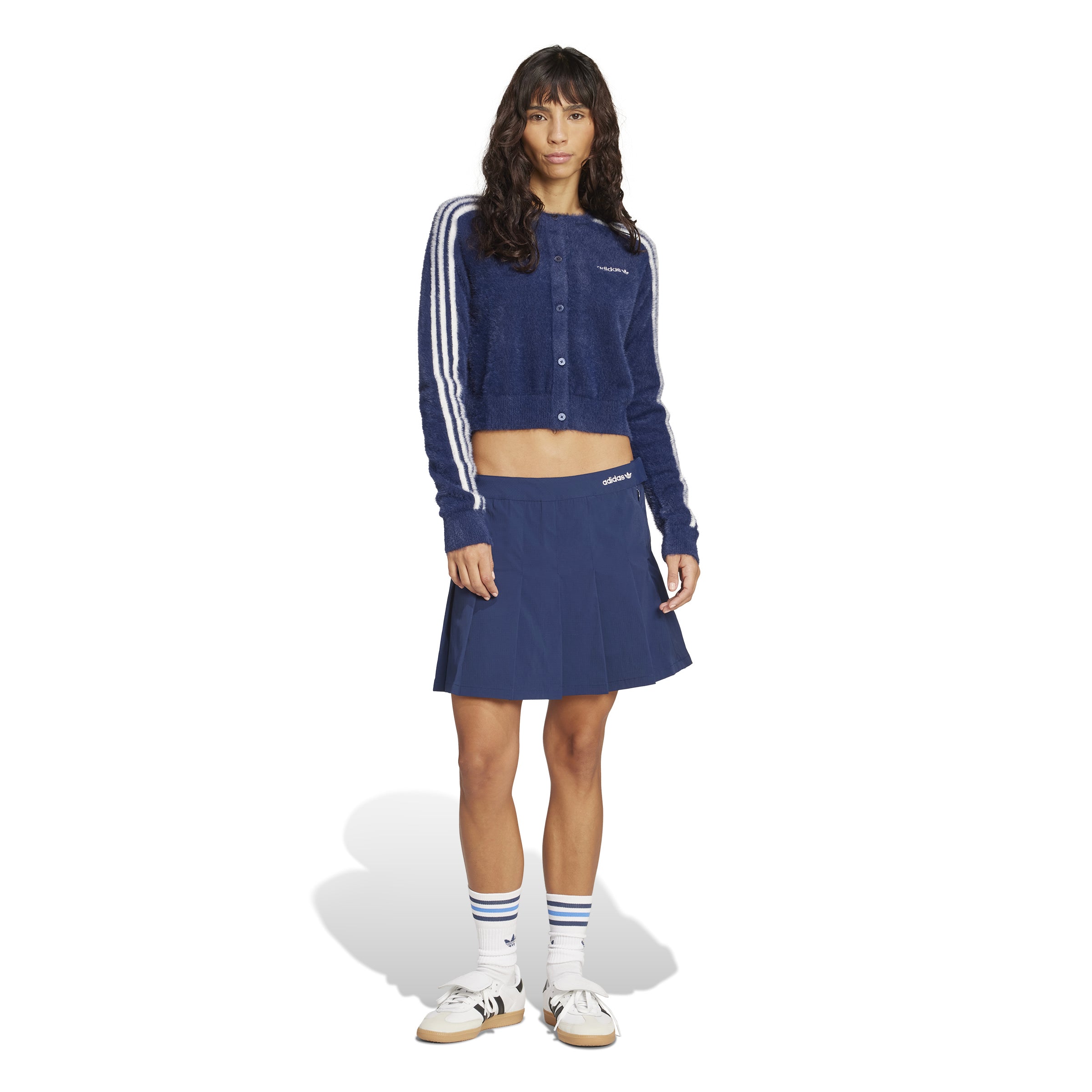 Pleated Skirt Blue