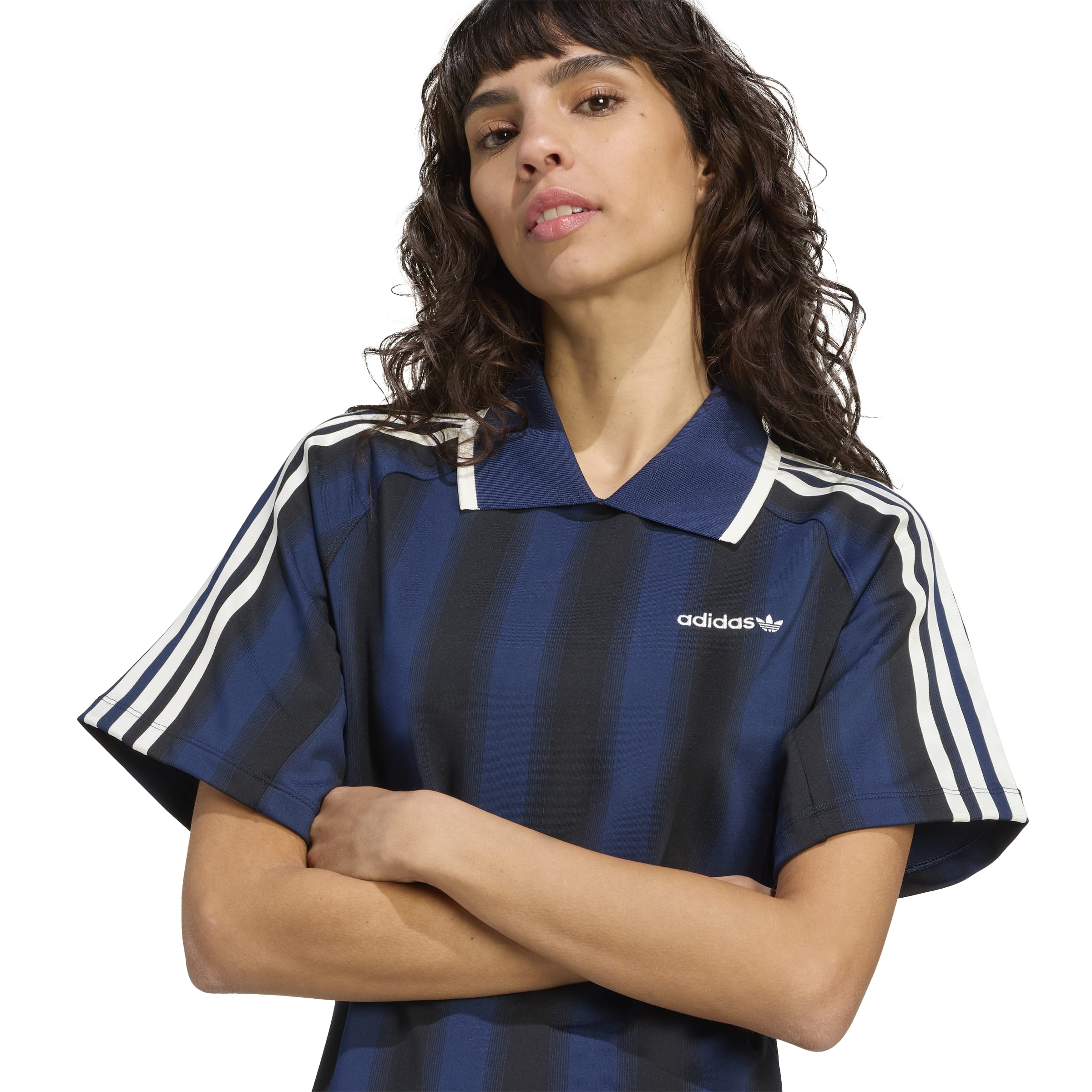 Blue Soccer Inspired Graphic Dress