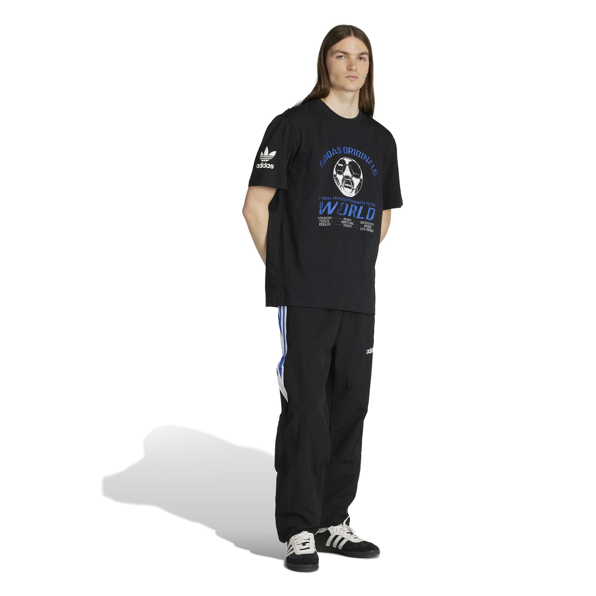 Track Black & White & Blue Pant