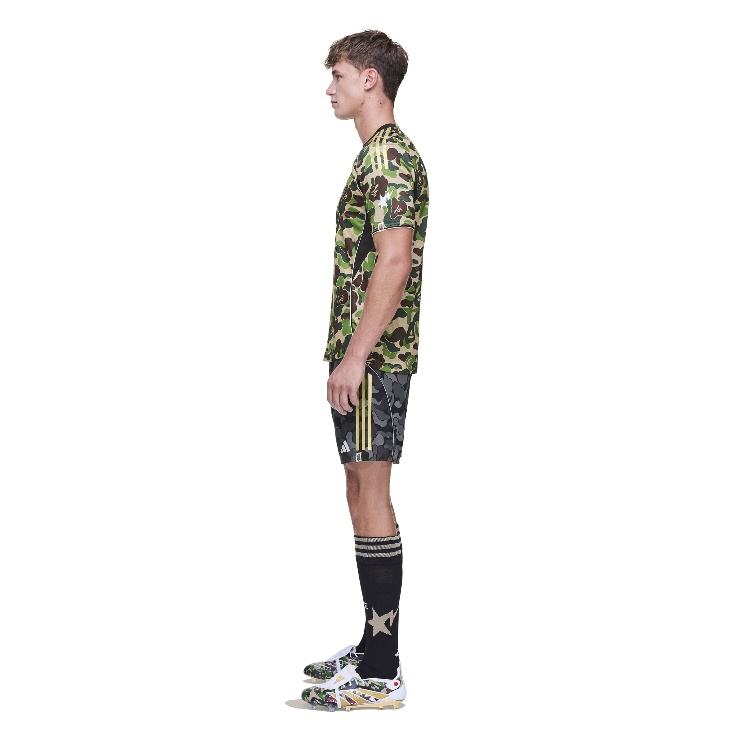 Bape FB Green Jersey T-Shirt