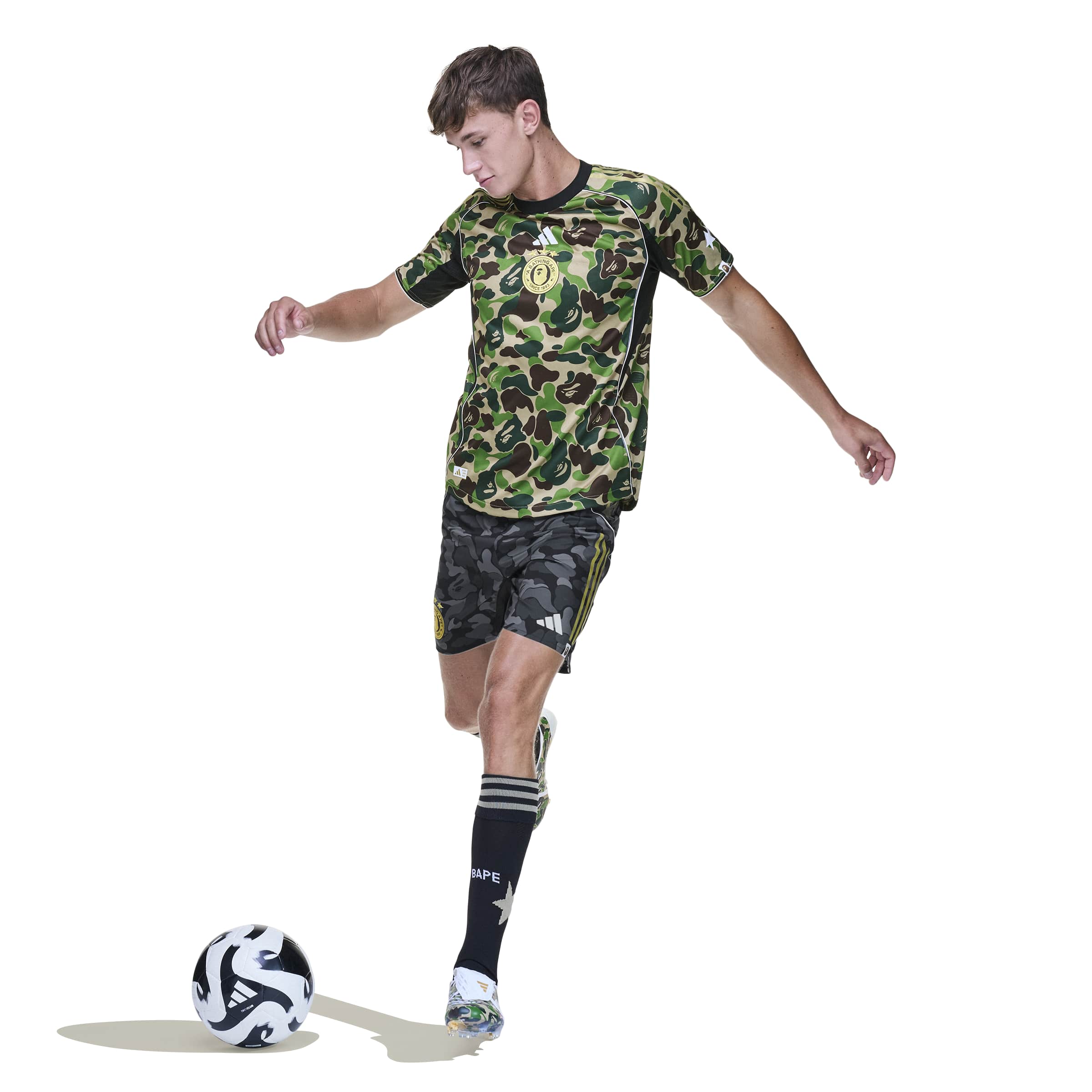 Bape FB Green Jersey T-Shirt