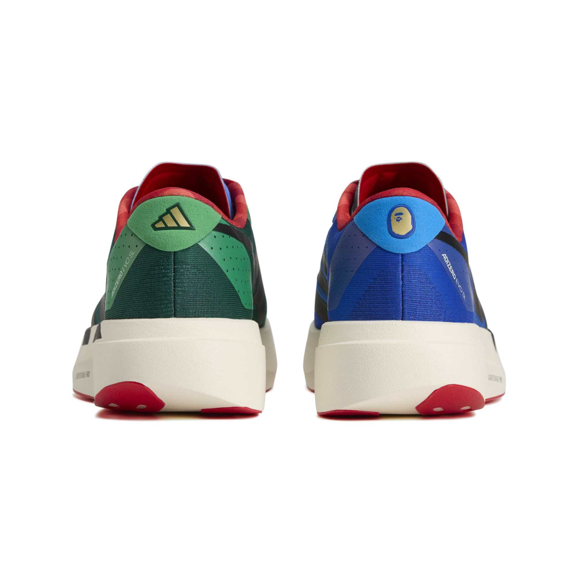 Bape x adidas Adizero EVO SL colorways