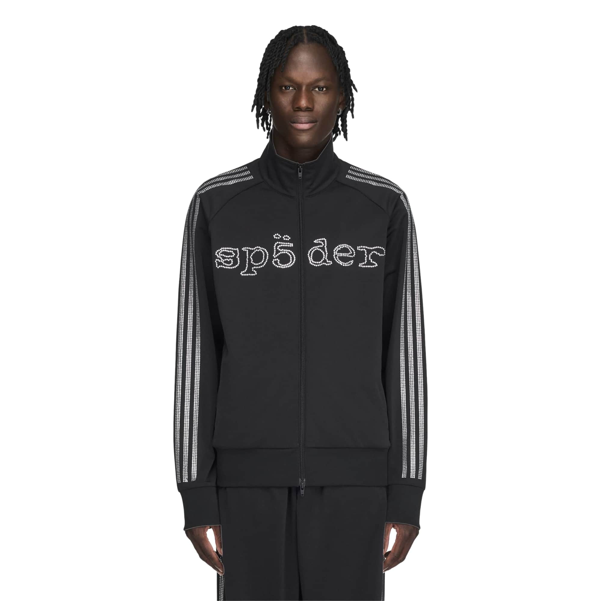SP5DER Rhinestone Track Top