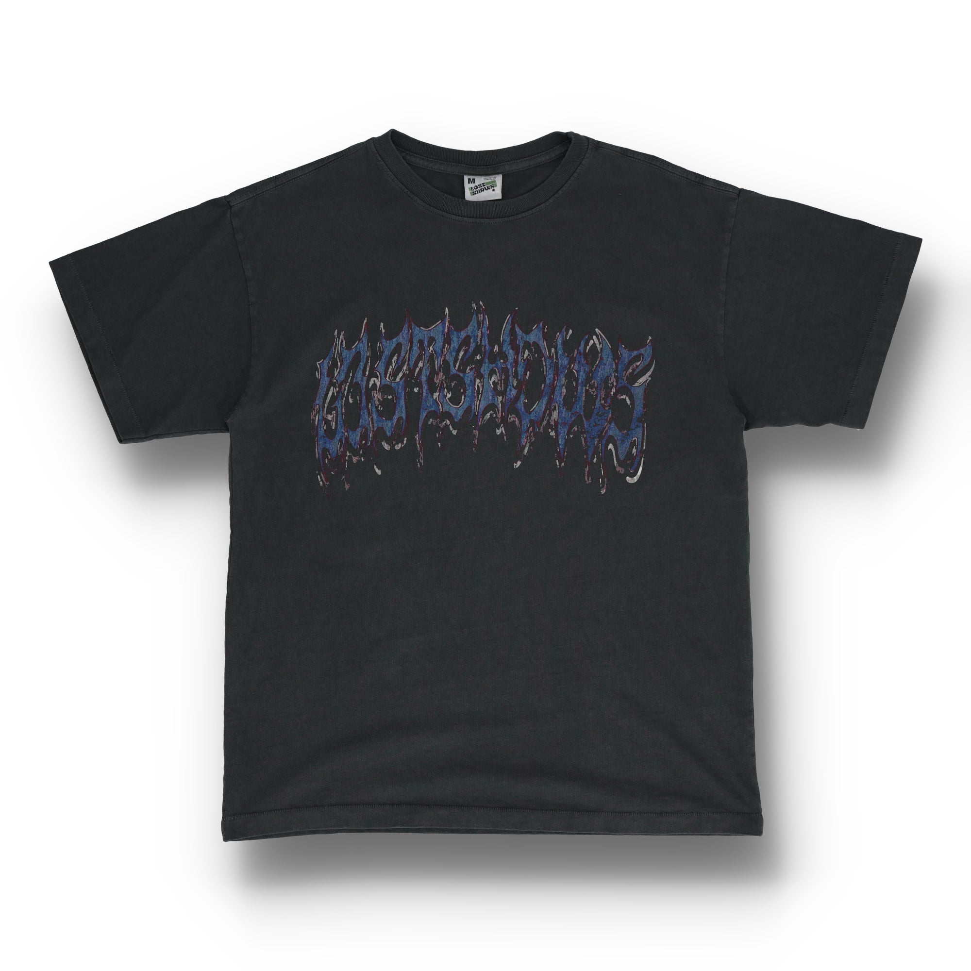 Metallic Font Black T-Shirt