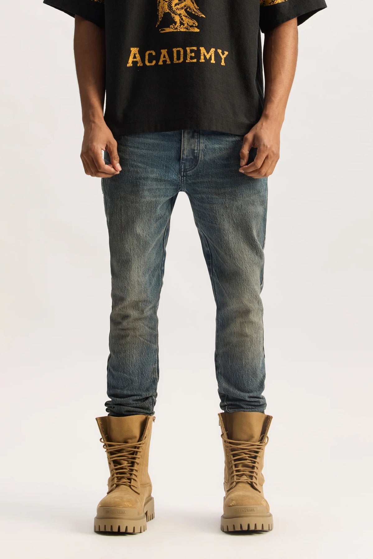 Purple-VINTAGE GREEN CAST JEANS