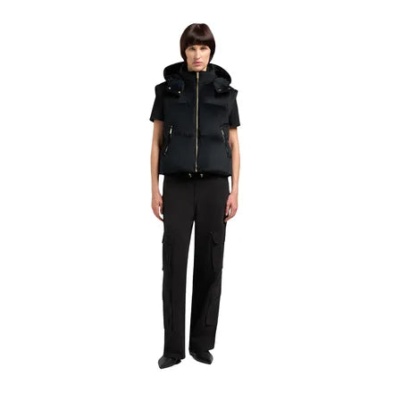Misti Gold Velour Down Puffer Jacket