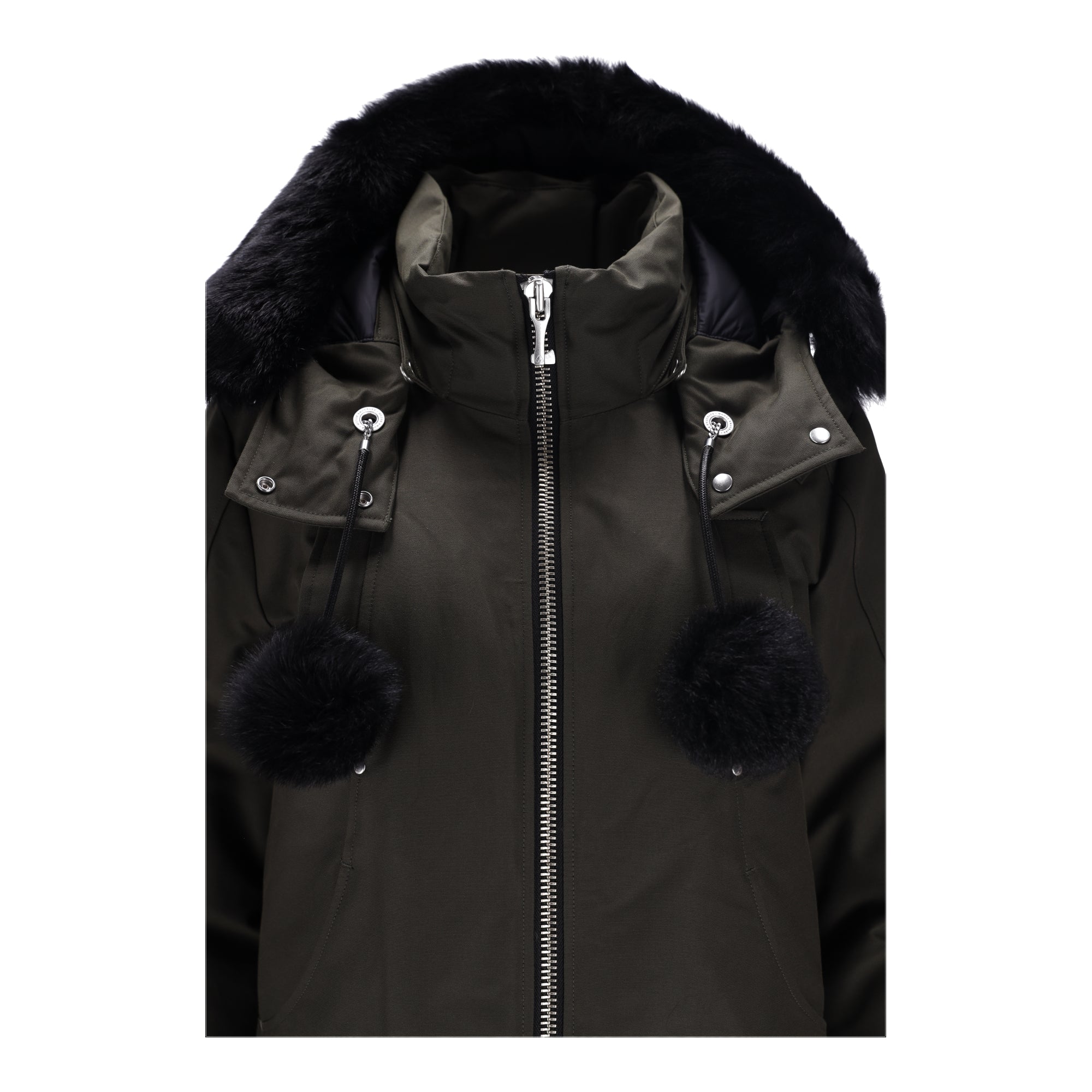 Debbie Dark Olive Bomber Jacket