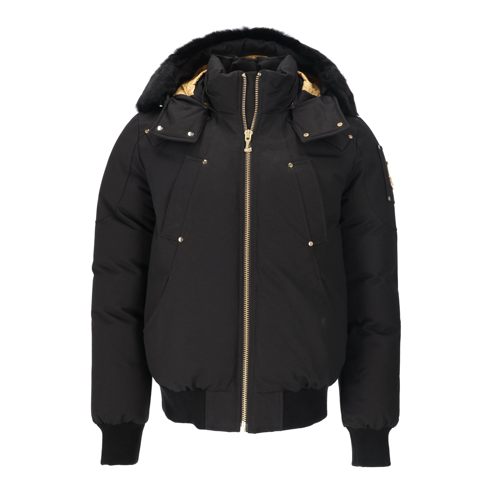 Ballistic Bomber Gold Black Jacket – WOODstack