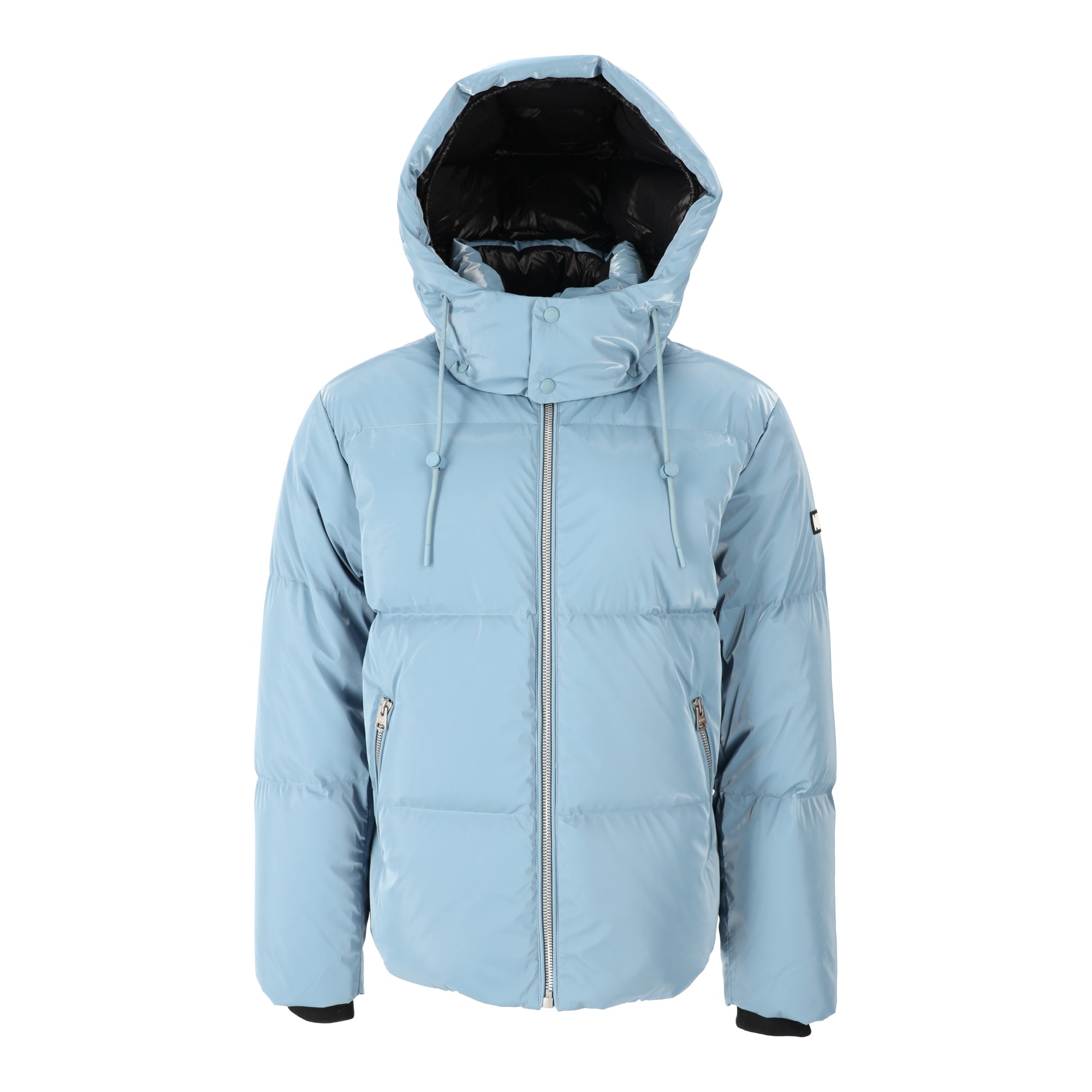 Hooded Down Blue Coat