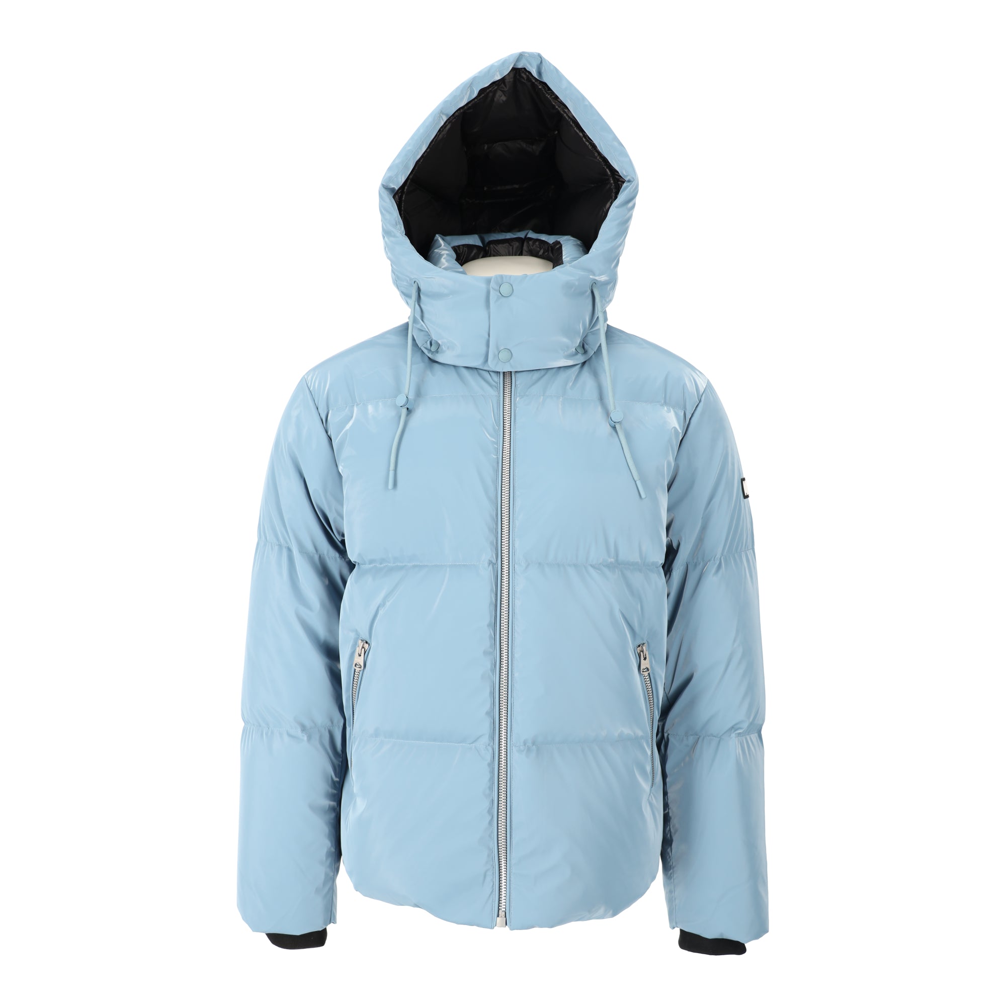 Hooded Down Blue Coat