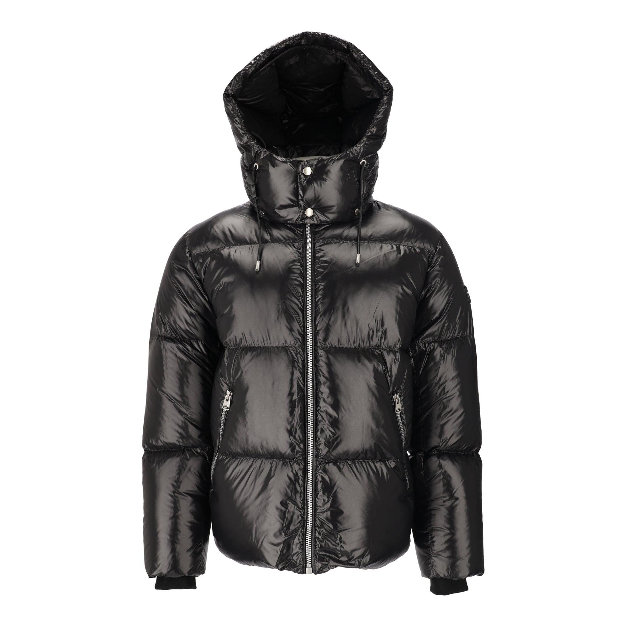 Hooded Down Black Coat