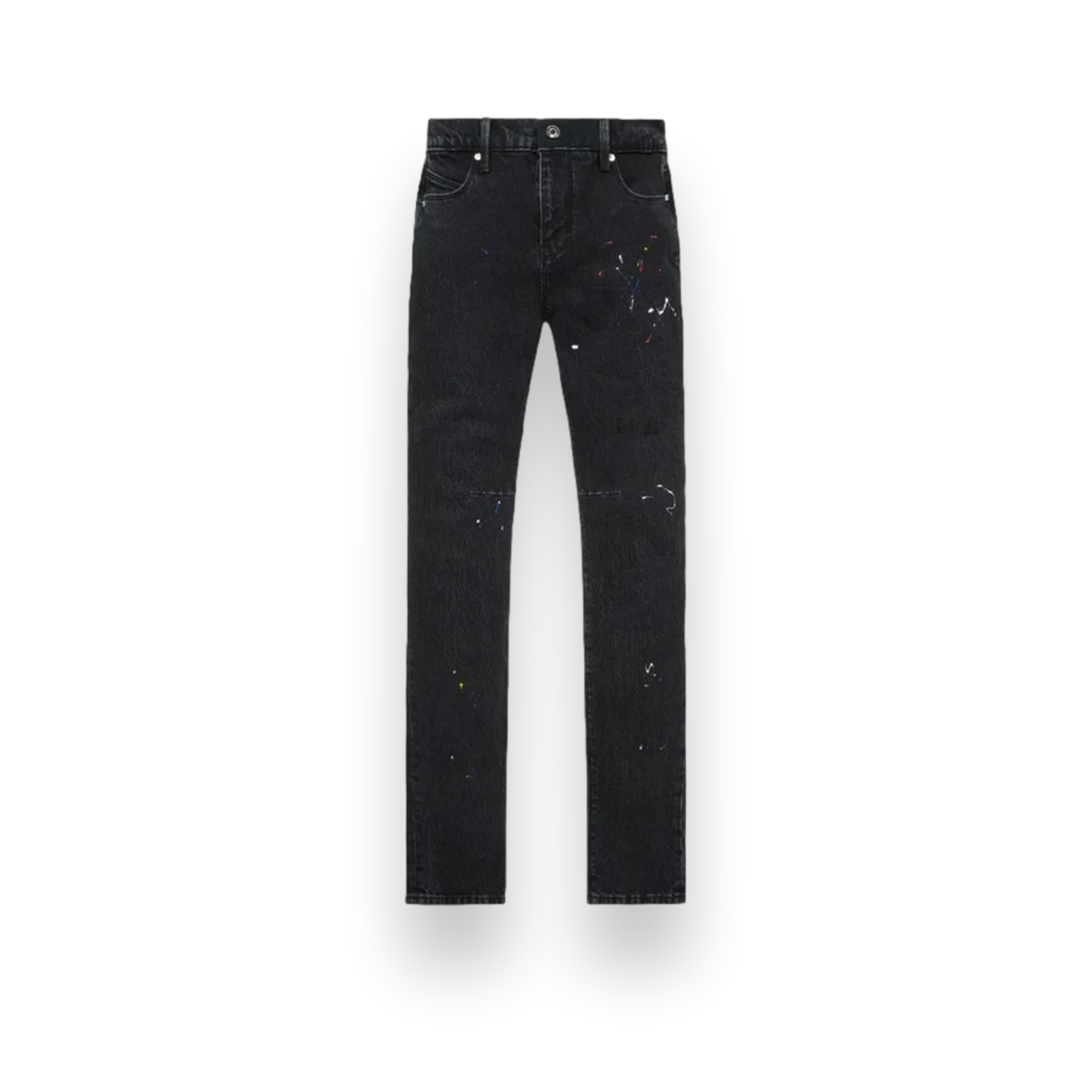 OLIVIER SKINNY JEAN | BLACK TRI PAINT
