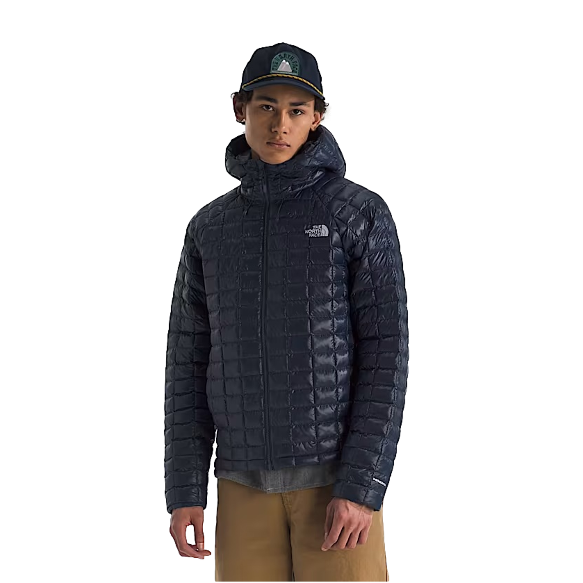 Thermoball Blue Hooded Jacket