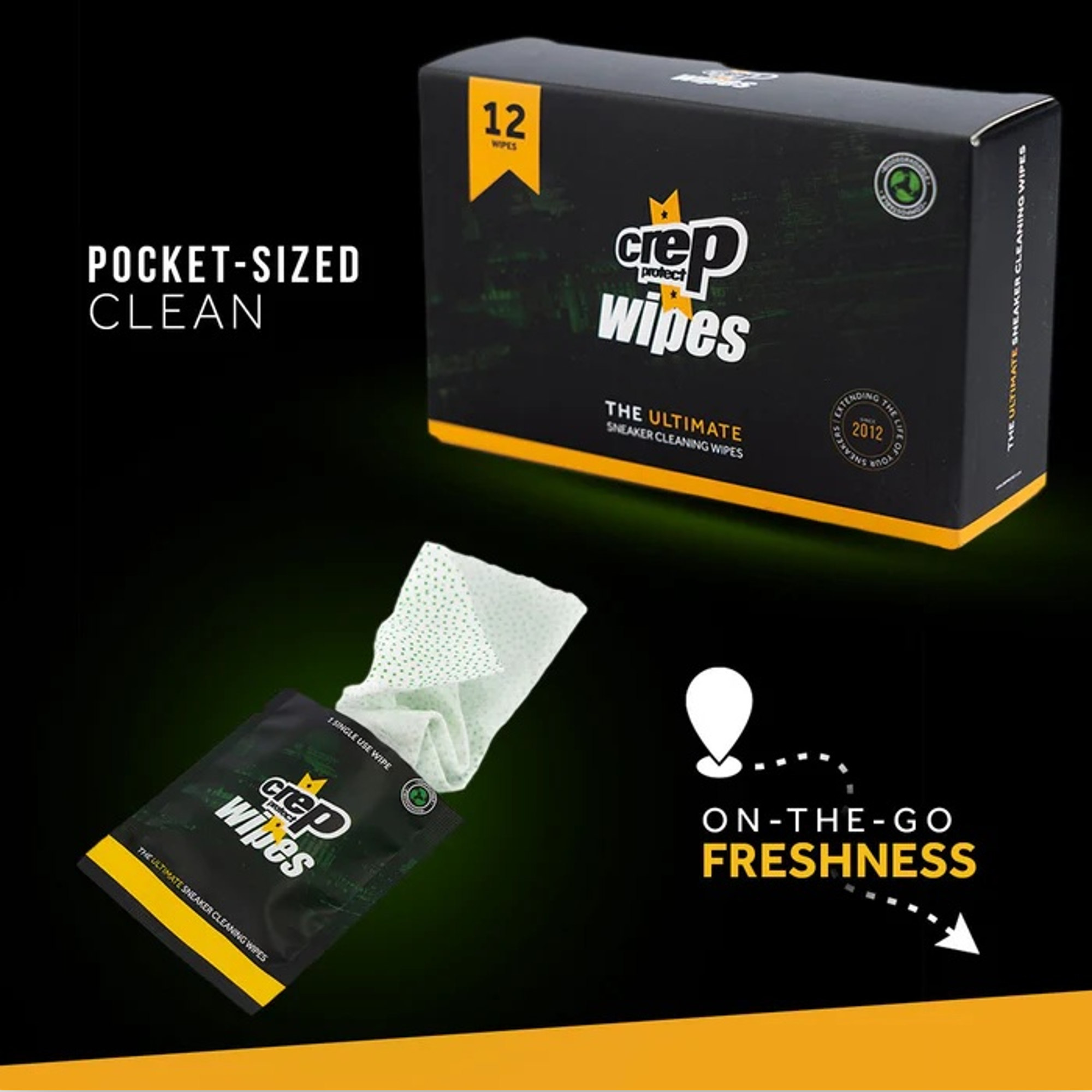 Crep Protect Cleaning Wipes 12 Pack
