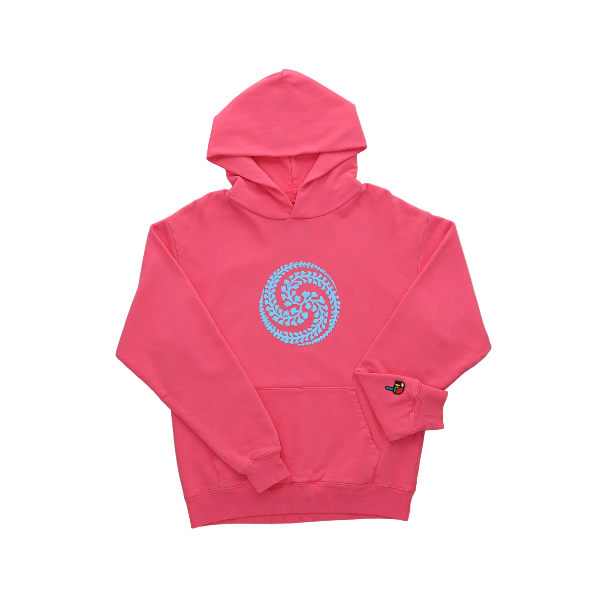 Ivy Yin Yang Swirl Logo Rosado U.S.A Pullover Hoodie