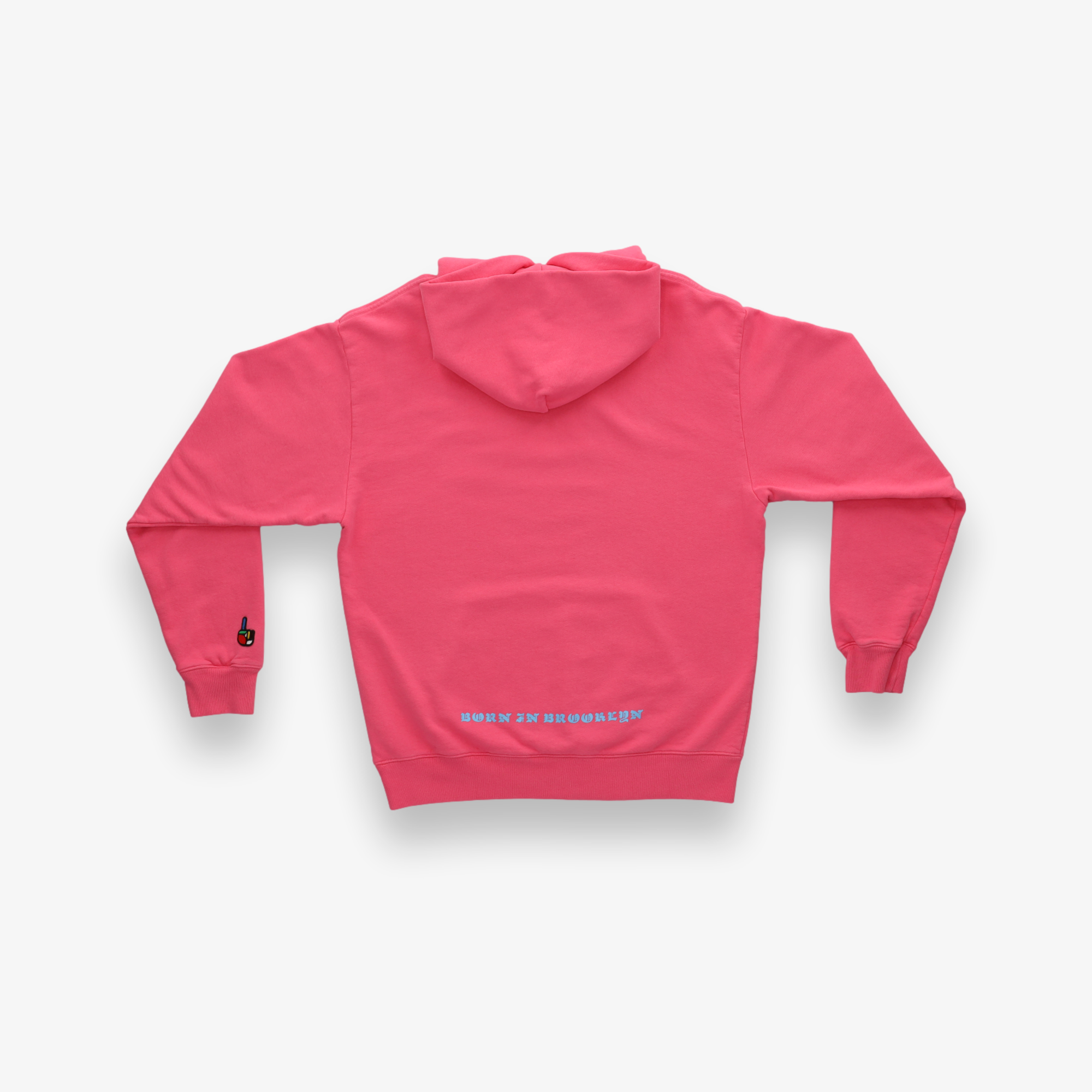 Ivy Yin Yang Swirl Logo Rosado U.S.A Pullover Hoodie