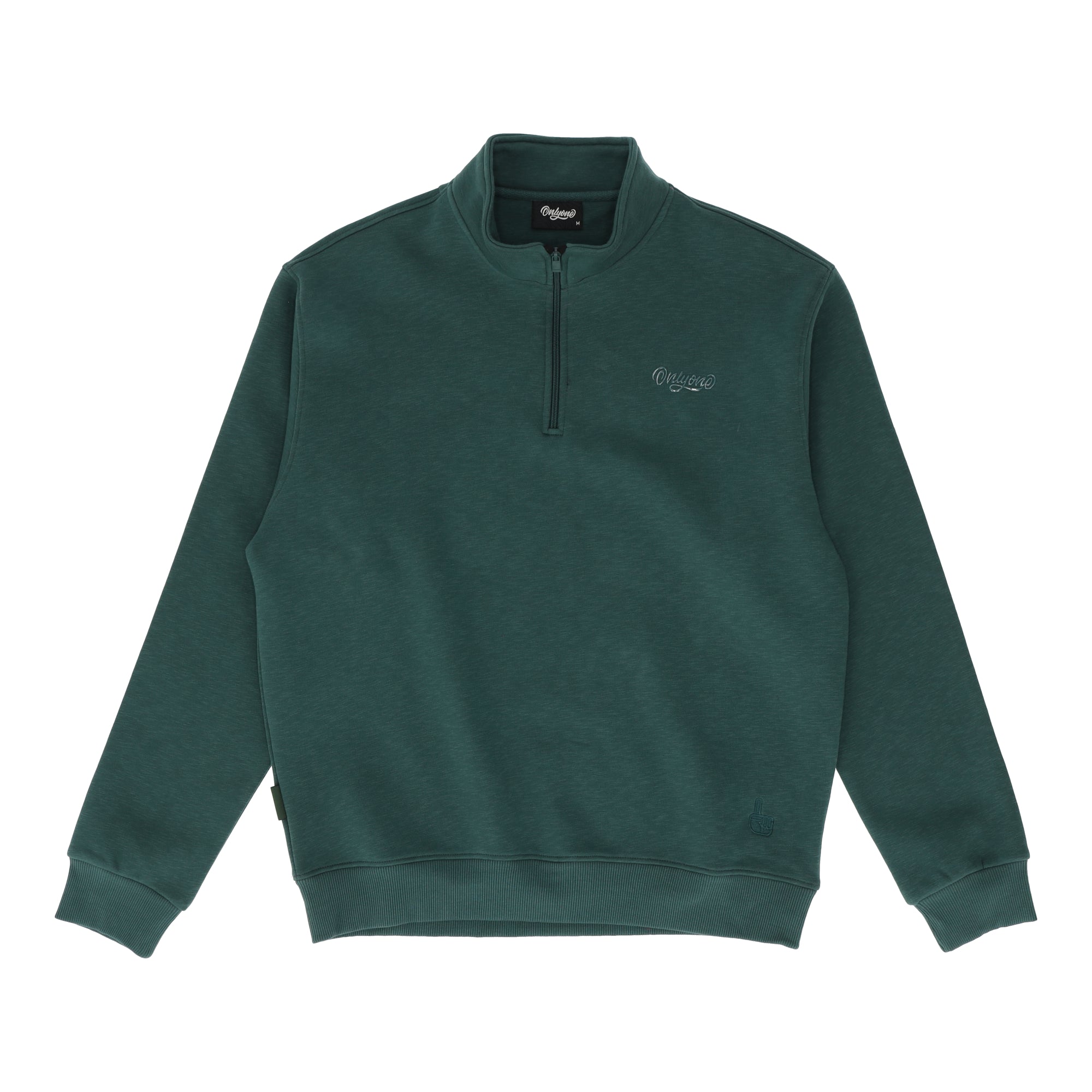 Only One Everyday Green Half Zip