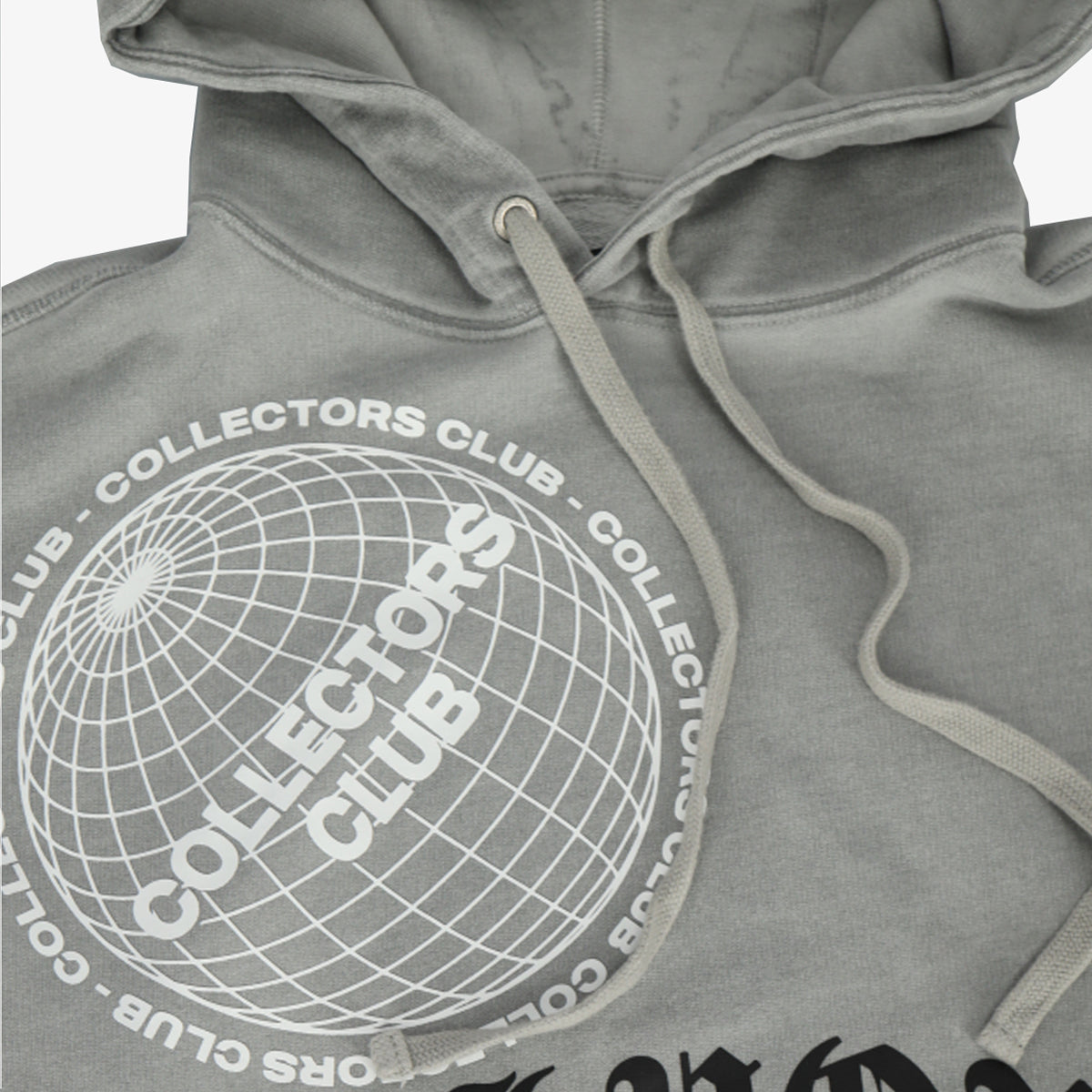 Collectors Club Globe Washed Pullover Hoodie