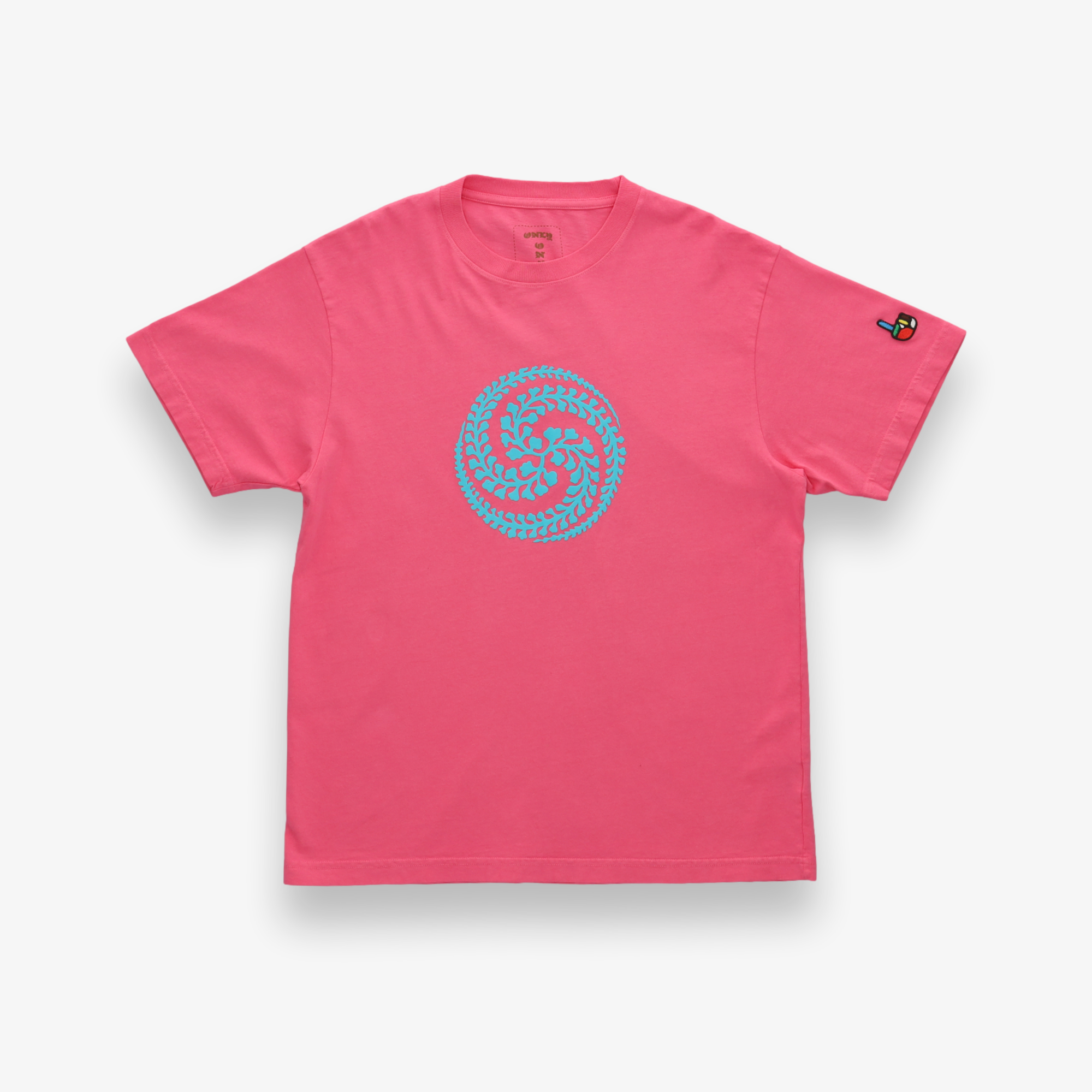 Ivy Yin Yang Swirl Logo Rosado T-Shirt U.S.A