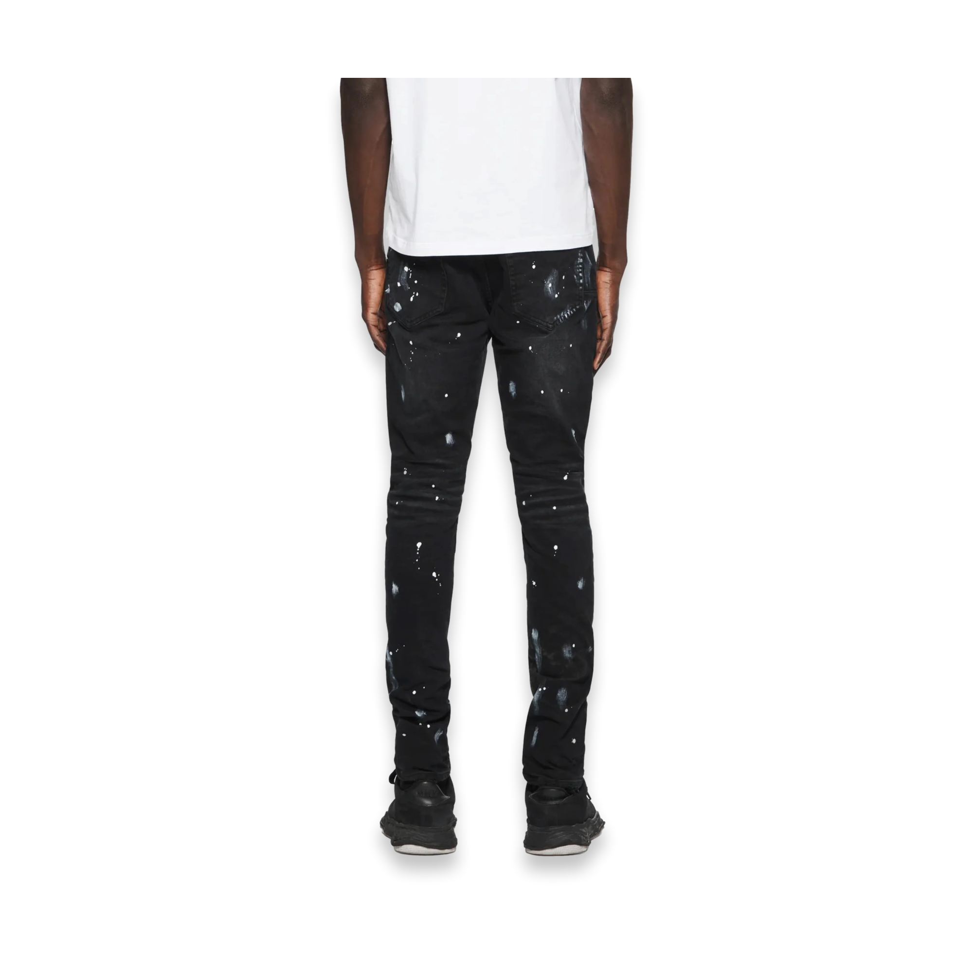 Black Resin Knee Slit