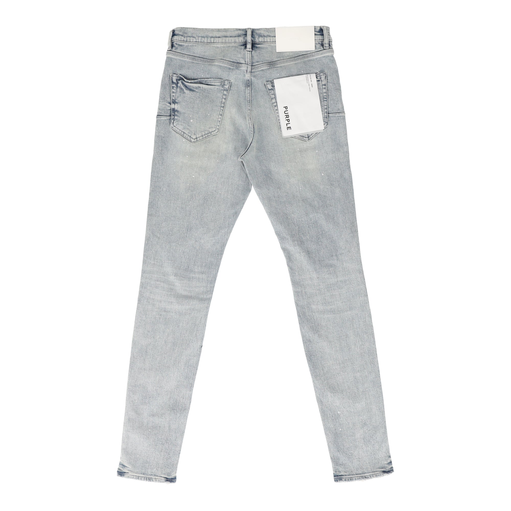 Worn Light Indigo Reflective Blue Jeans
