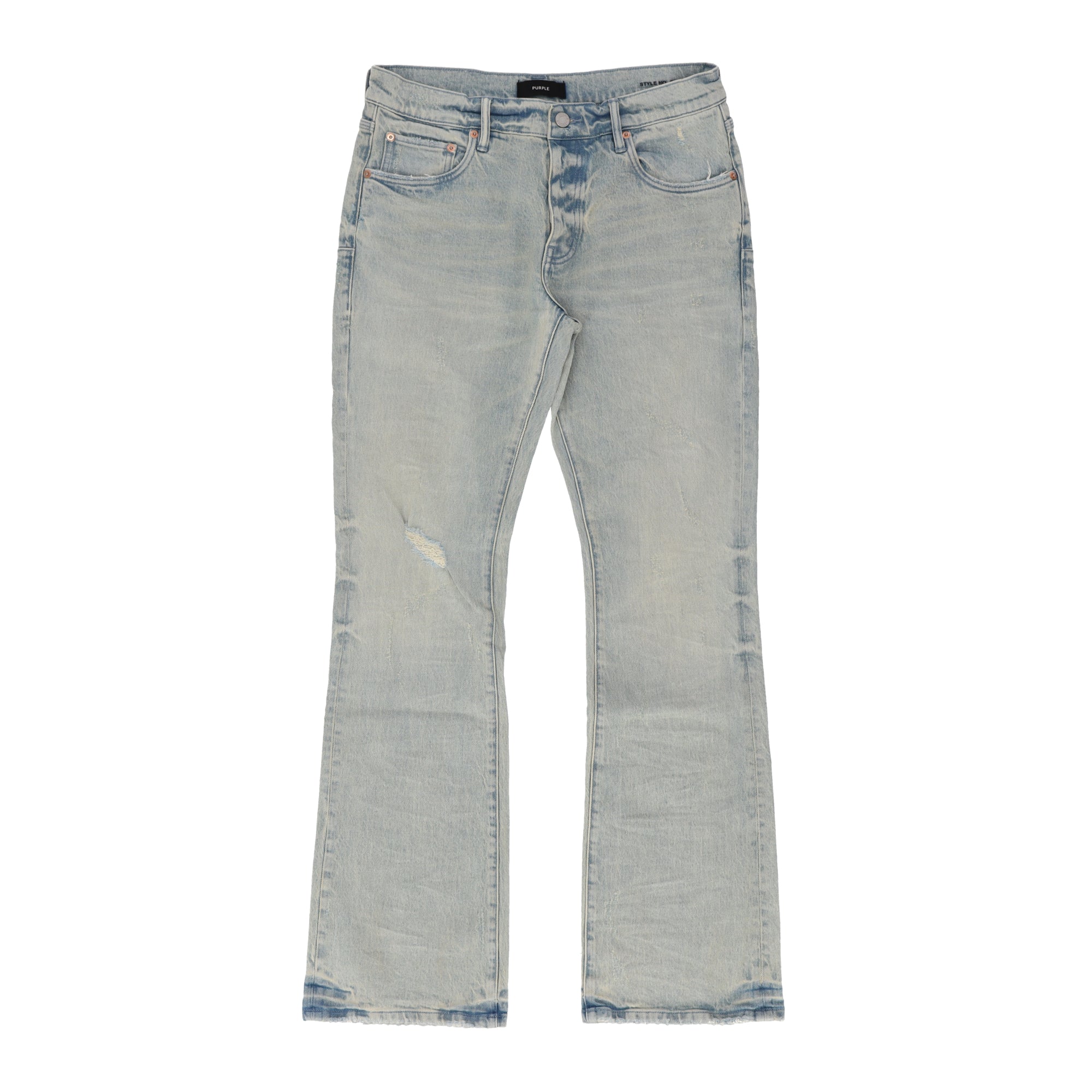Flare Blowout Denim Blue Jeans