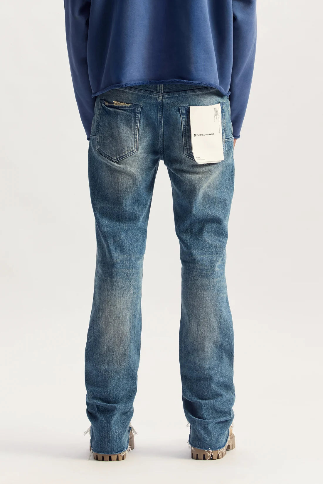 Purple-VINTAGE HEAVY DESTROY JEANS